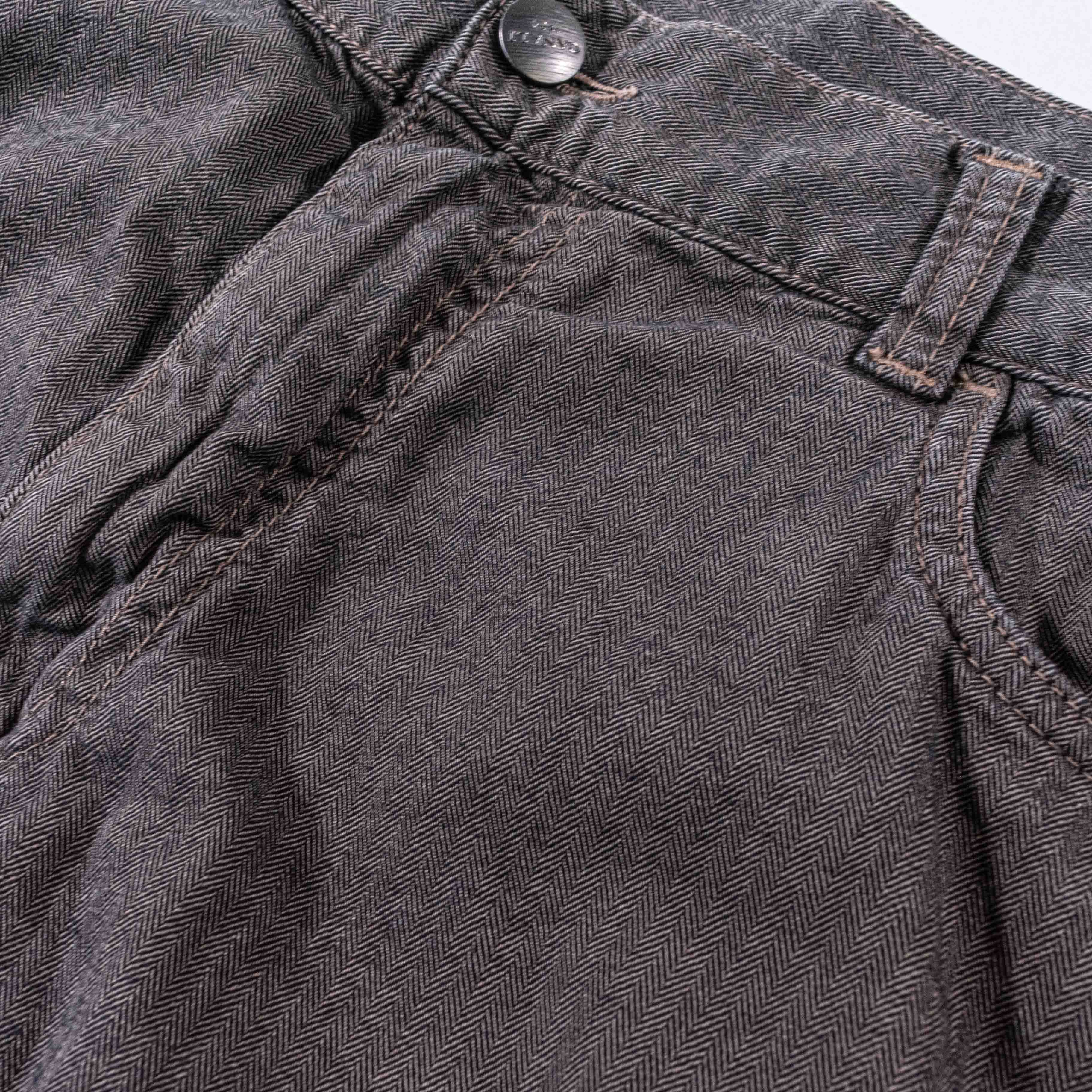 Canali Canali Herringbone 5 Pocket Pants Made in Italy 54 38x28 Size US 38 / EU 54 - 8 Thumbnail