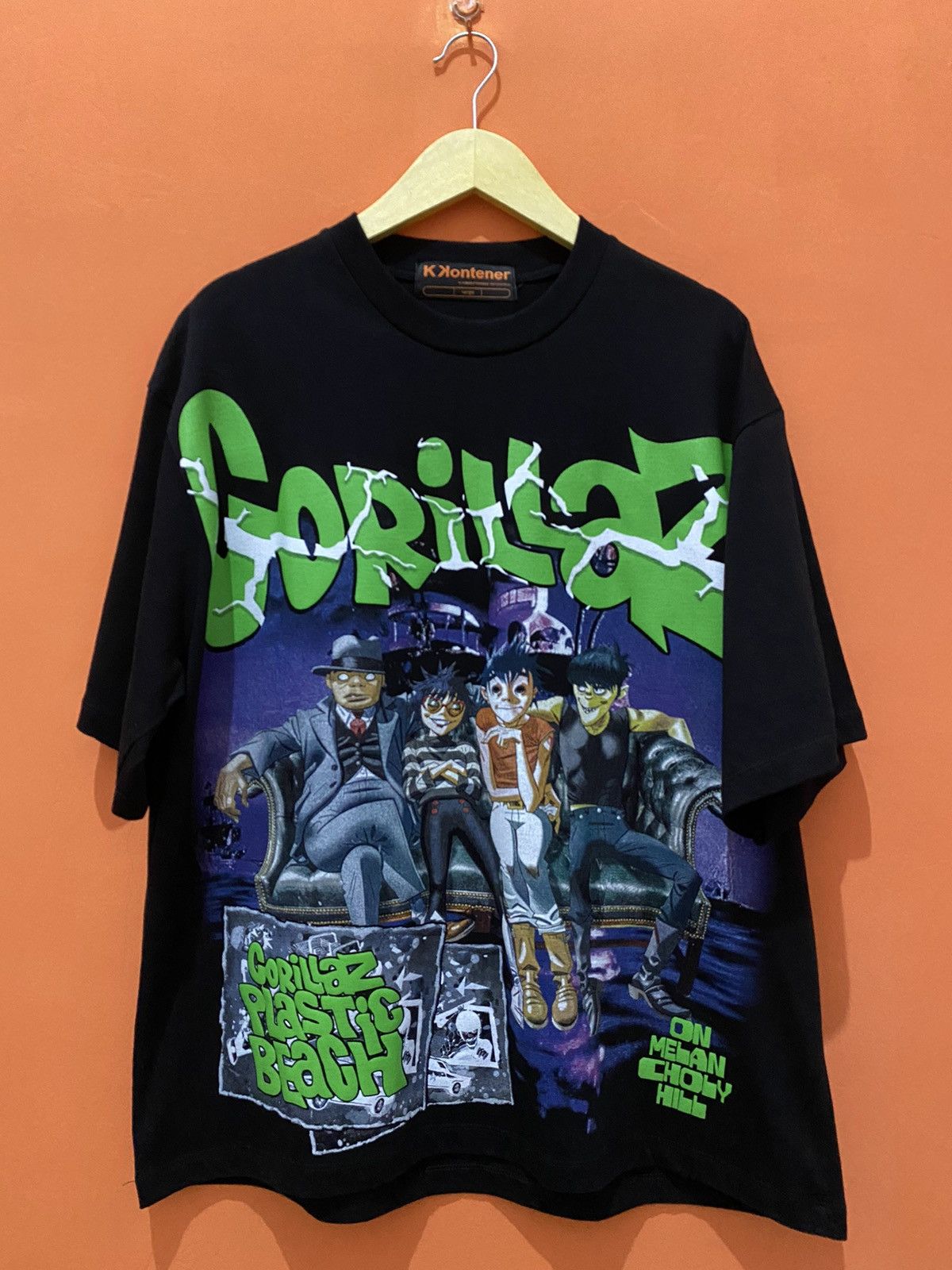 Band Tees 🔥RARE🔥 Gorillaz boot tee y2k ykk Size US L / EU 52-54 / 3 - 1 Thumbnail