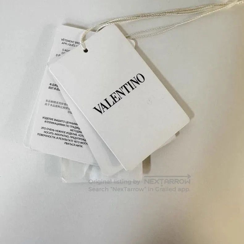 Valentino Valentino Beaded Wool Silk Top. Size US S / EU 44-46 / 1 - 5 Thumbnail