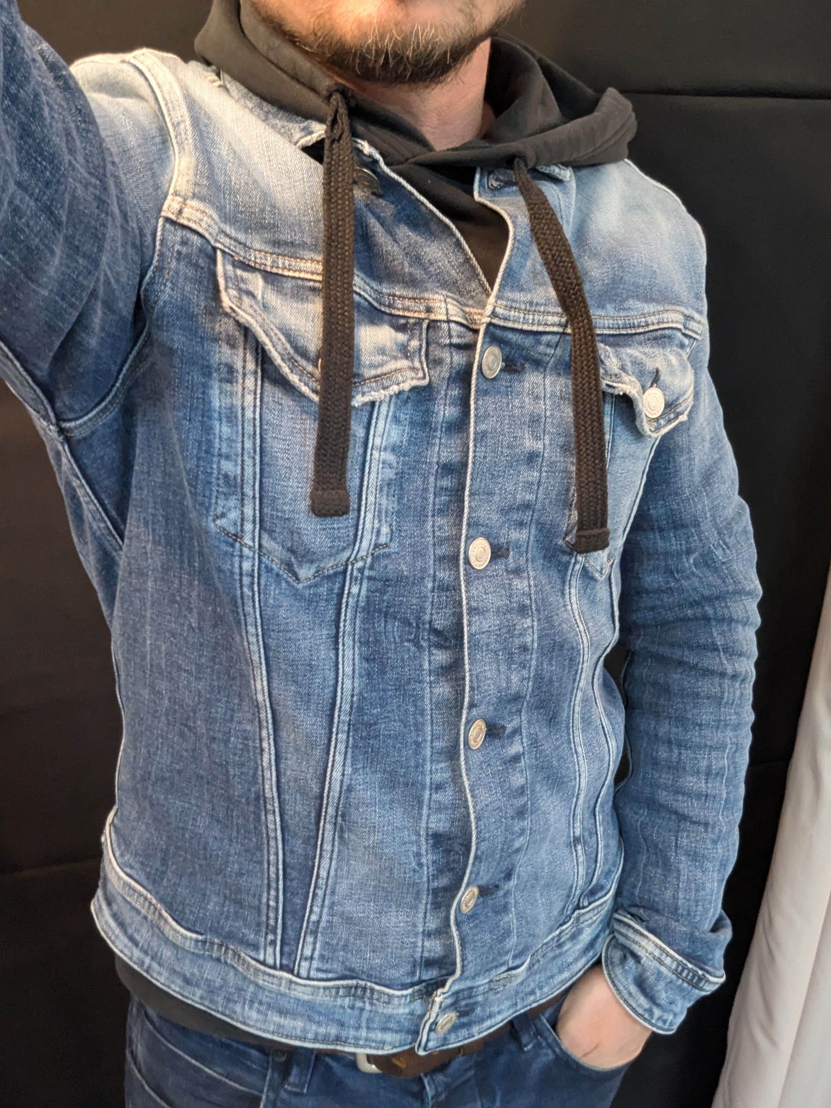 Replay REPLAY Type III Slim Fit Denim Trucker Jacket Size US M / EU 48-50 / 2 - 14 Thumbnail