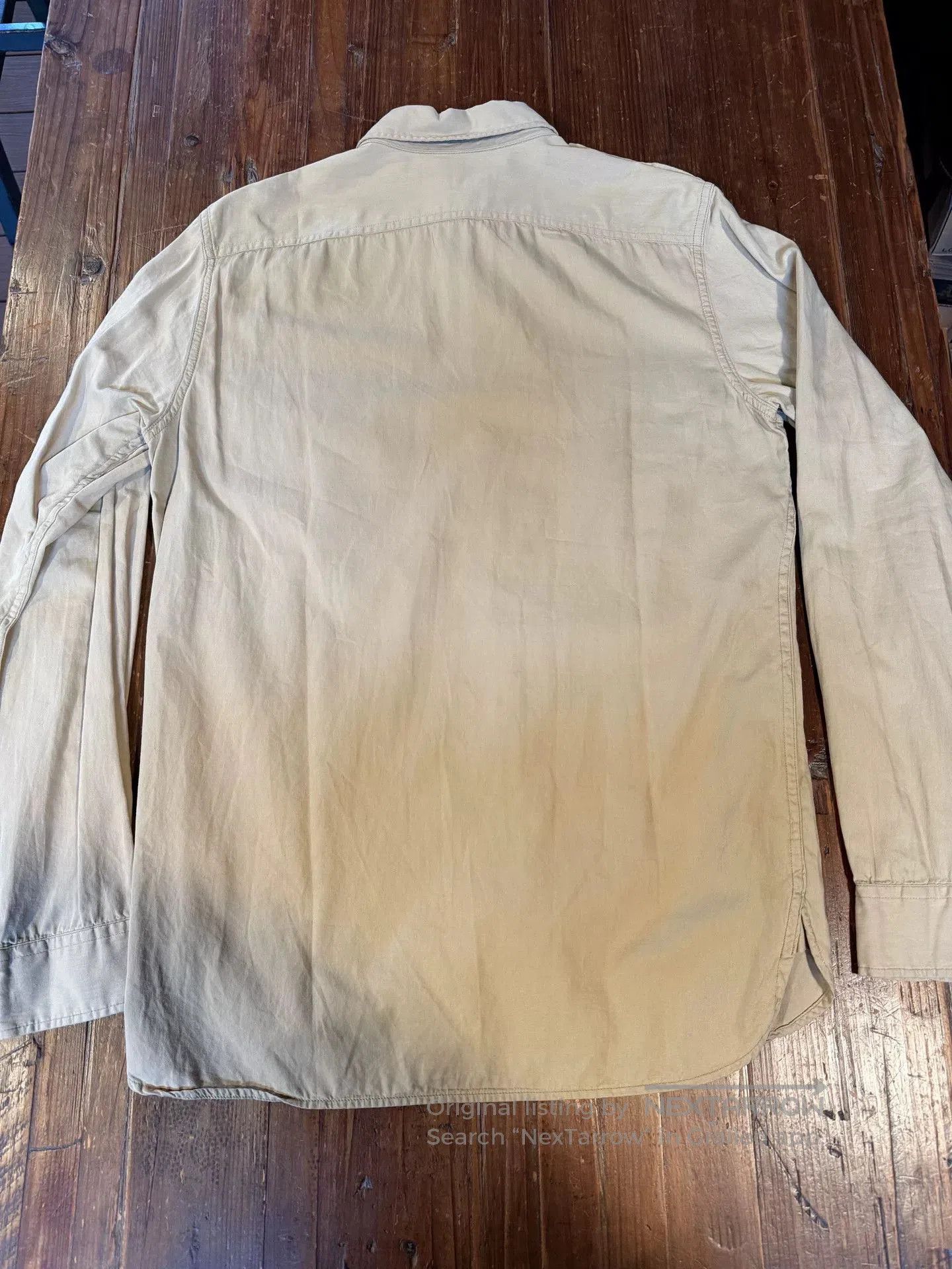 RRL Ralph Lauren RRL Ralph Lauren Khaki Work Shirt S. Size US S / EU 44-46 / 1 - 2 Thumbnail