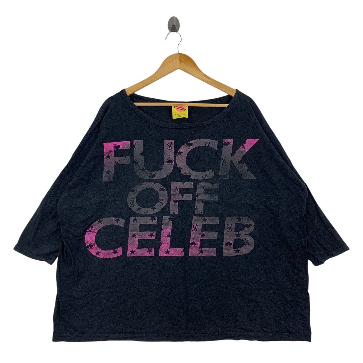 Japanese Brand FUCK OFF CELEB Super Lovers Punk Japanese Oversize Tshirt Size XL / US 12-14 / IT 48-50 - 1 Thumbnail