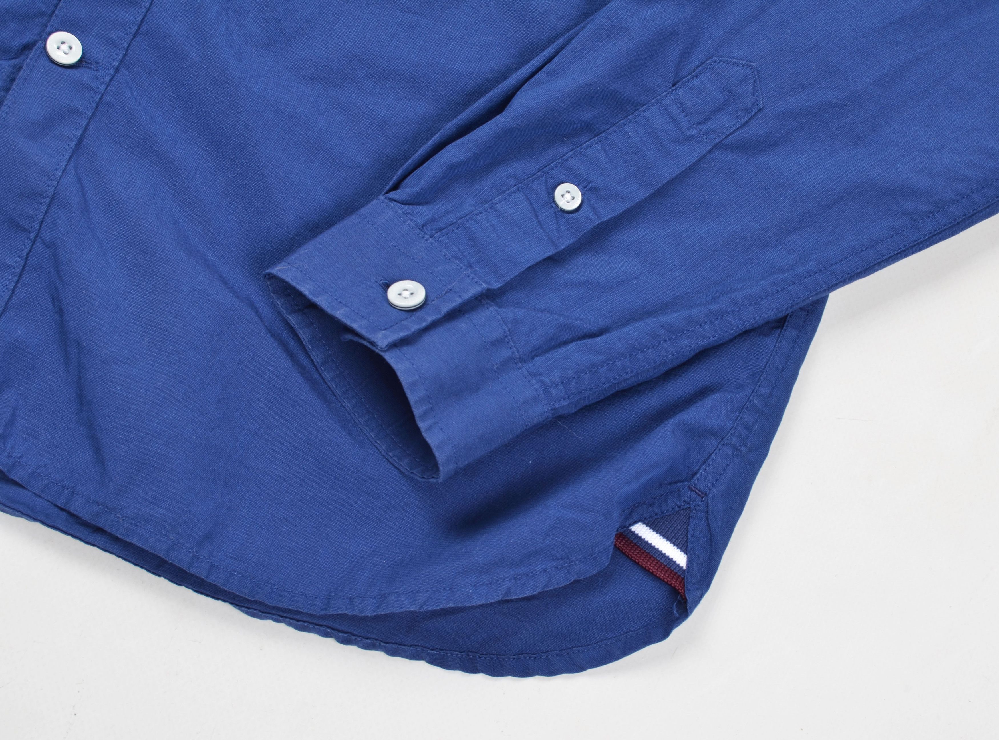 Fred Perry Fred Perry Men's Blue Long Sleeve Button Up Shirt Size US M / EU 48-50 / 2 - 3 Thumbnail