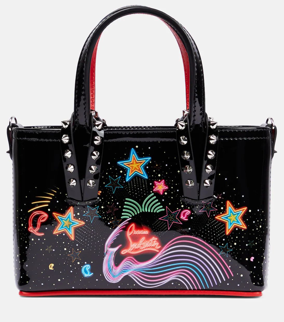 Christian Louboutin o1s1wg111124 Size: OS/ Cabata Mini Tote Bag in Black Size ONE SIZE - 1 Thumbnail