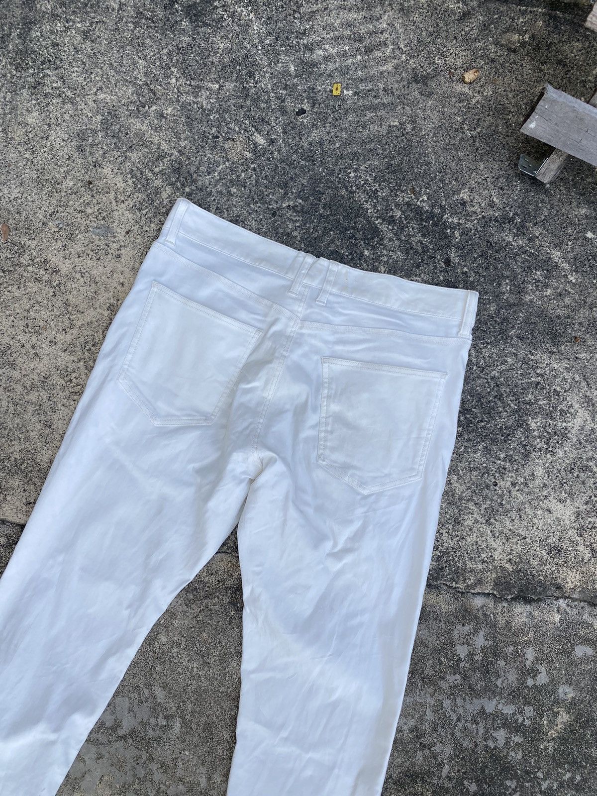 If Six Was Nine × Vintage × semanticdesign Semantic Design White Denim Pants Size US 31 - 6 Thumbnail
