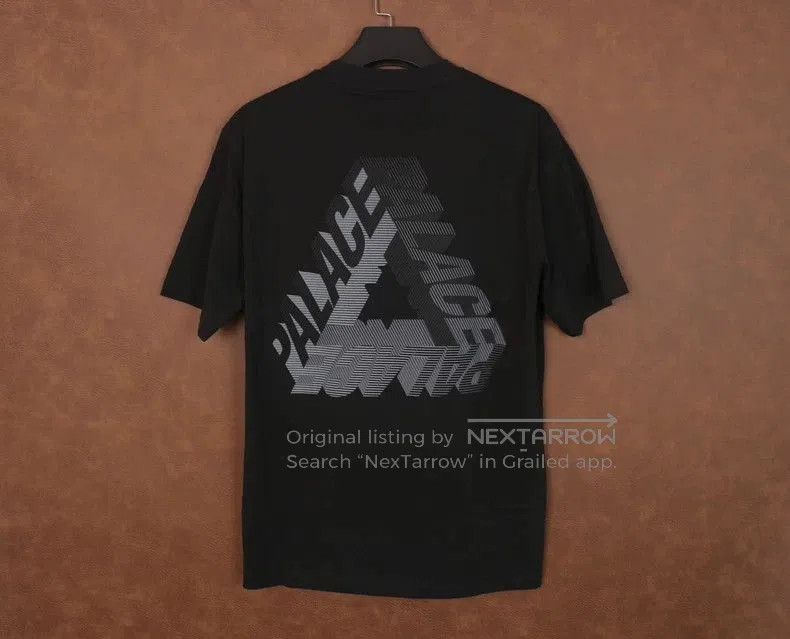 Balenciaga Palace Black Logo Print Short Sleeve T-shirt-yf. Size US L / EU 52-54 / 3 - 3 Thumbnail