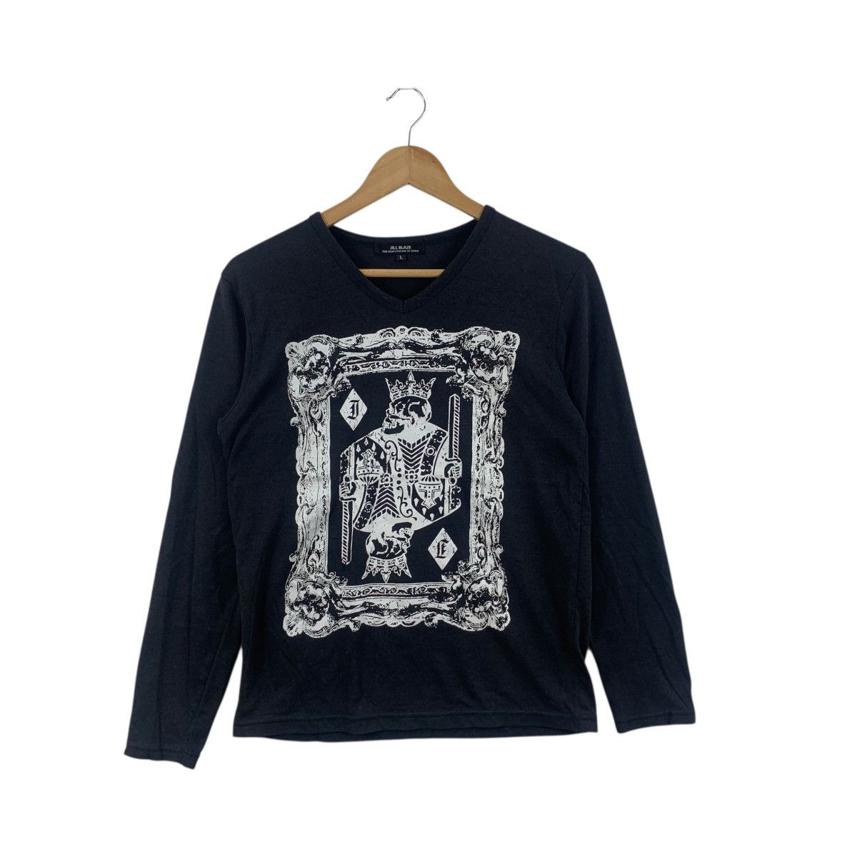 Other JILL BLAZE JAPAN King Tarot Card Crown Crest Logo Tee Shirt Size US L / EU 52-54 / 3 - 3 Thumbnail