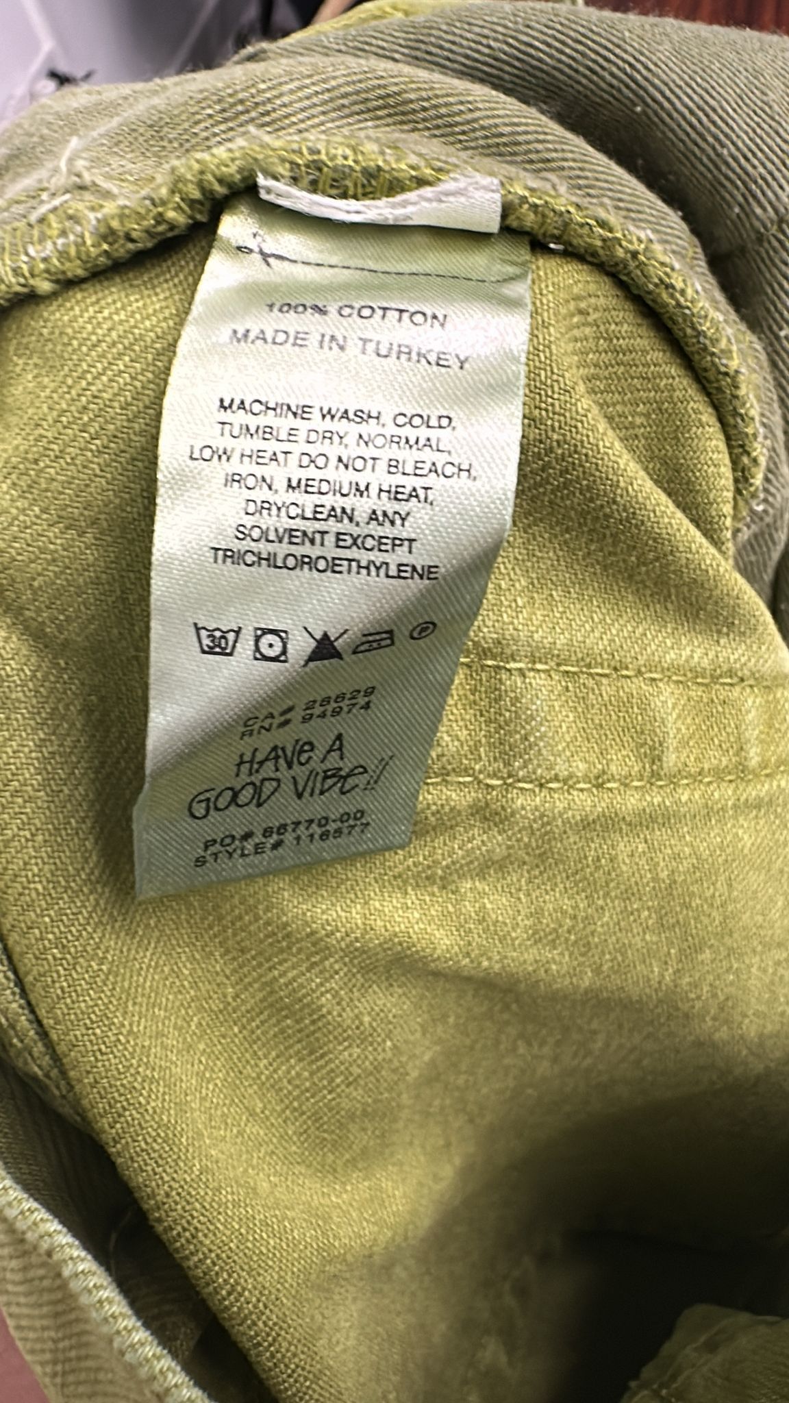 Stussy × Vintage Stussy Swirl Logo Big Ol Jean Olive 30 Size US 30 / EU 46 - 6 Thumbnail