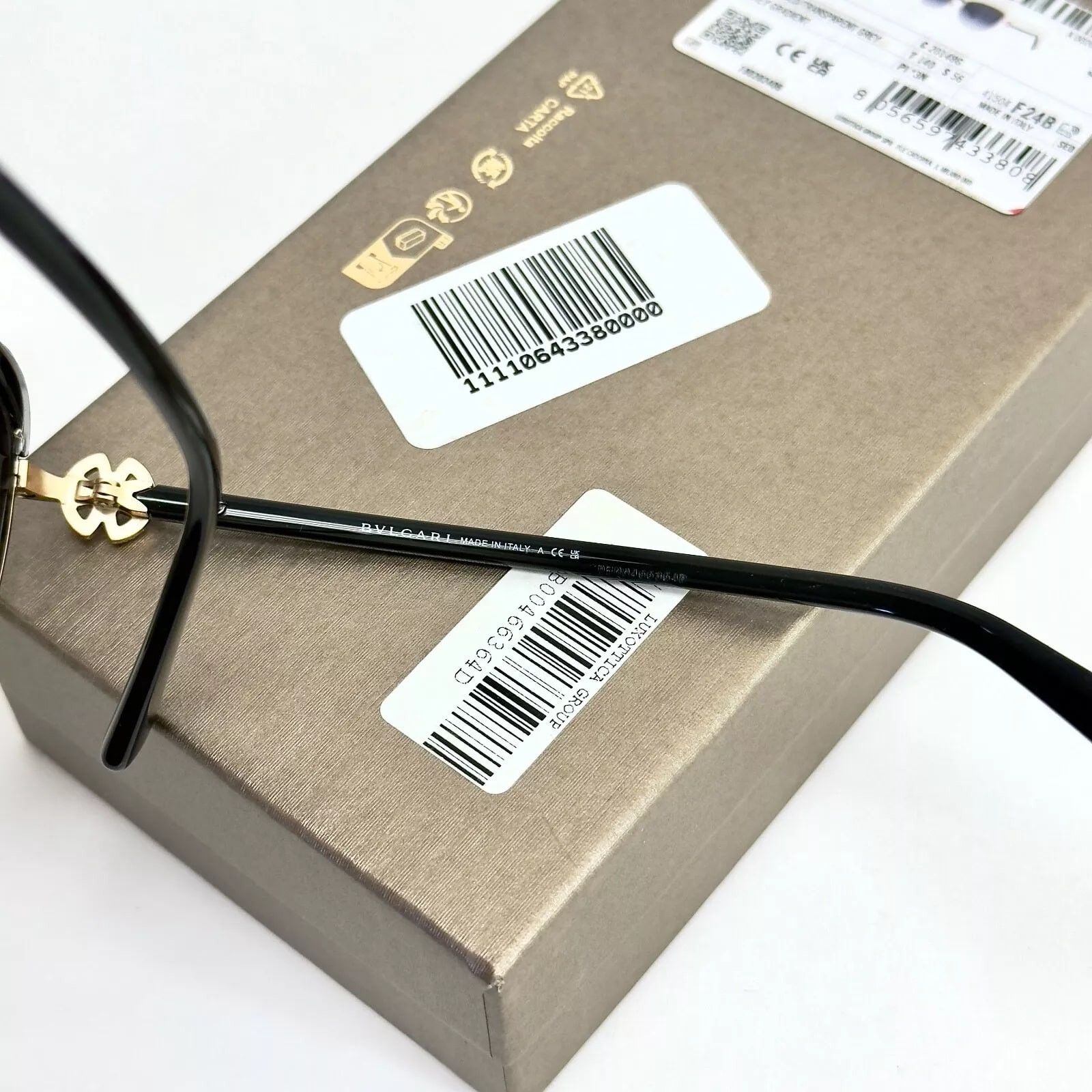 Bvlgari BVLGARI Giardini Italiani Crystal BV6158B Sunglasses 6158 Size ONE SIZE - 5 Thumbnail