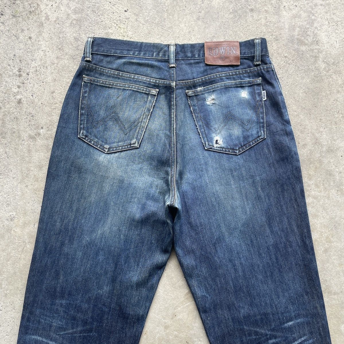Japanese Brand W32 Vintage Edwin 403 Faded Jeans Denim Pants Size US 32 / EU 48 - 9 Thumbnail