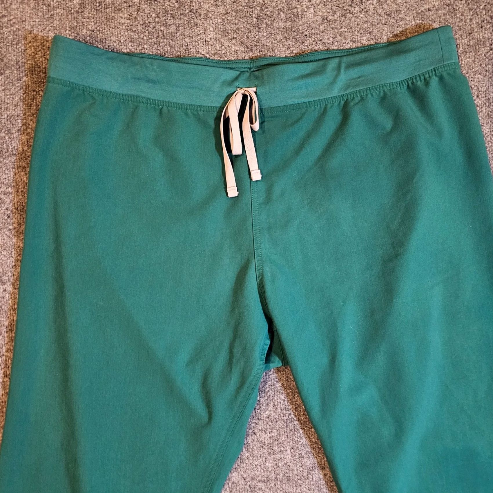 Vintage FIGS Pants Women XXL Tall Green Scrub Elastic Stretch Pockets Technical Medical Womens Tall Pants Green Scrub Size 40" / US 18 - 2 Thumbnail