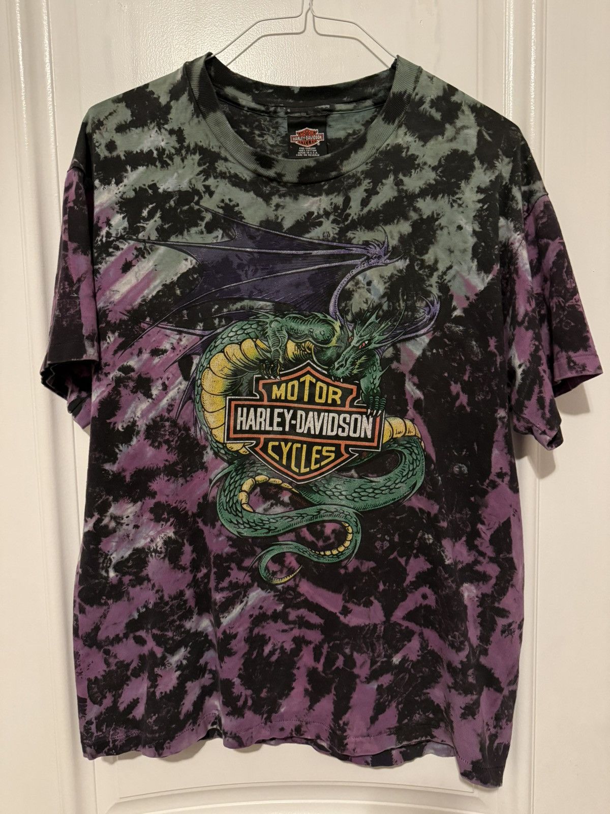 Harley Davidson Tie Dye Dragon Shirt