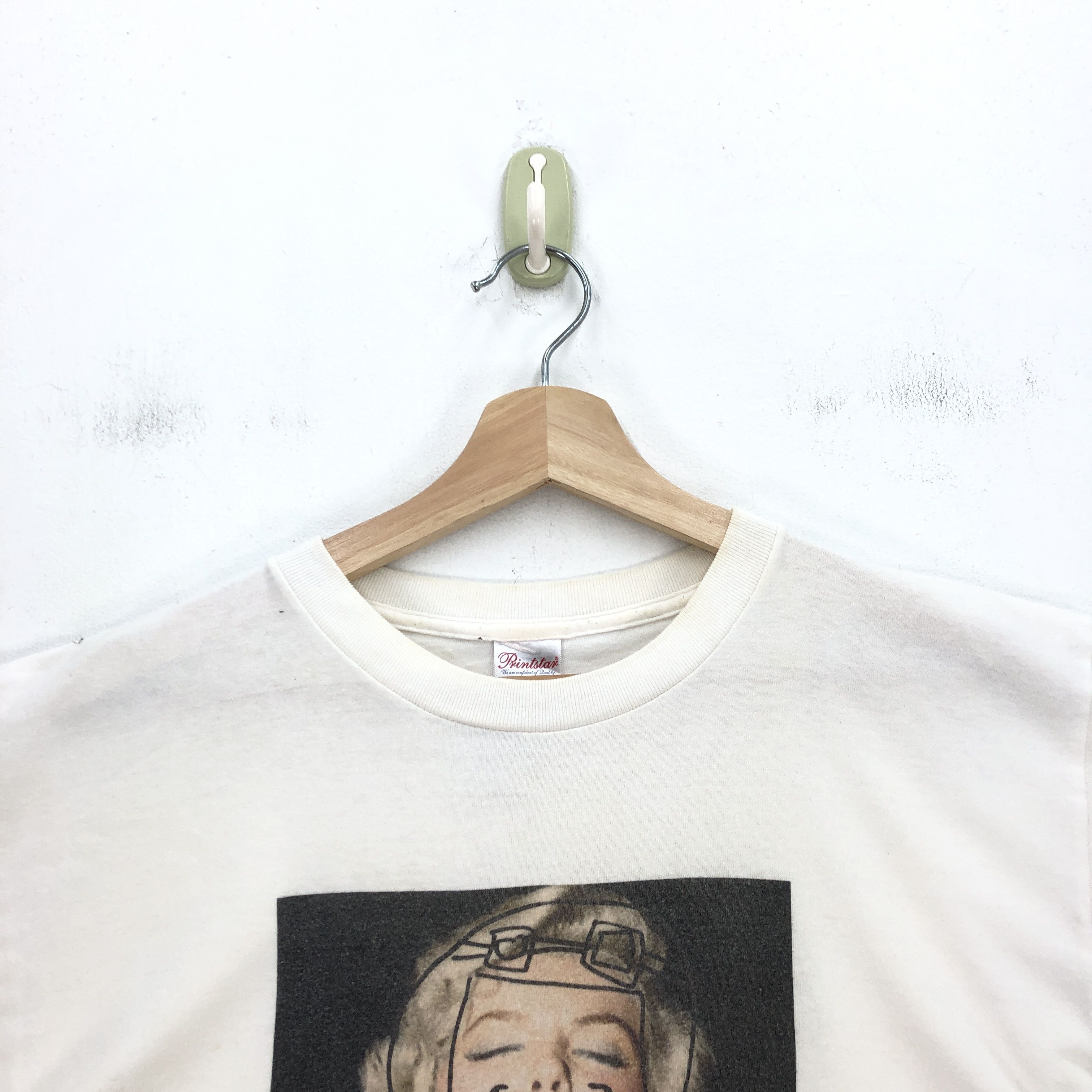 Japanese Brand Vintage Marilyn Monroe Parody T Shirt Fuck Pop Art Tees Size US M / EU 48-50 / 2 - 3 Thumbnail