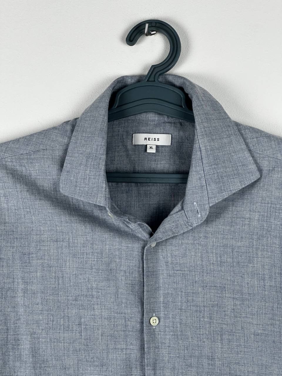 Reiss Reiss Casual Wool Blend Shirt Long Sleeve Size US XL / EU 56 / 4 - 4 Thumbnail