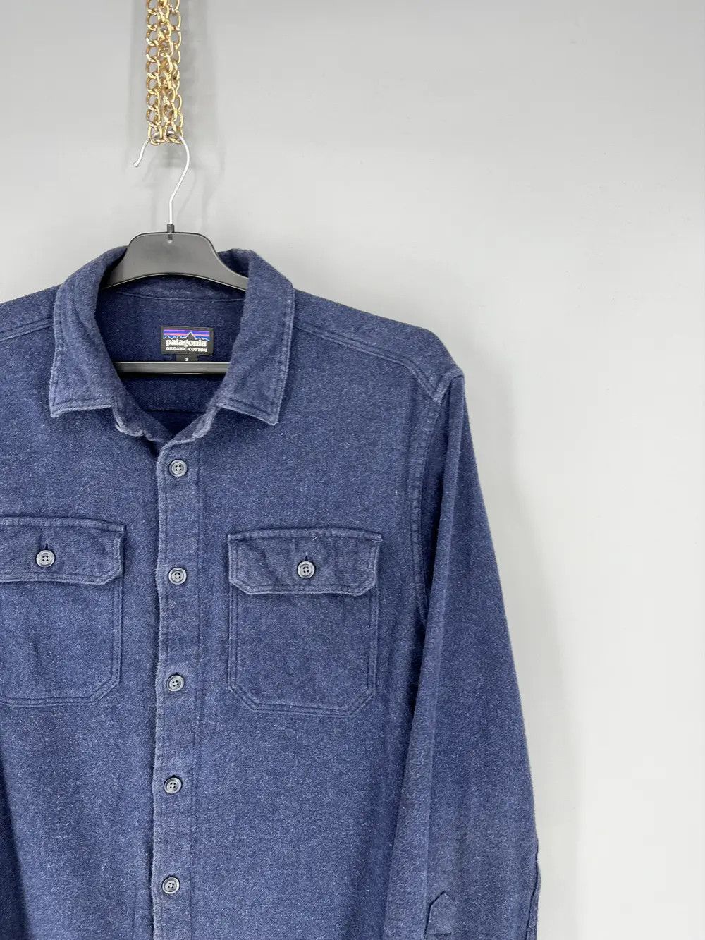 Patagonia Patagonia Men's Long-Sleeved Fjord Flannel Shirt Blue Size S Size US S / EU 44-46 / 1 - 5 Thumbnail