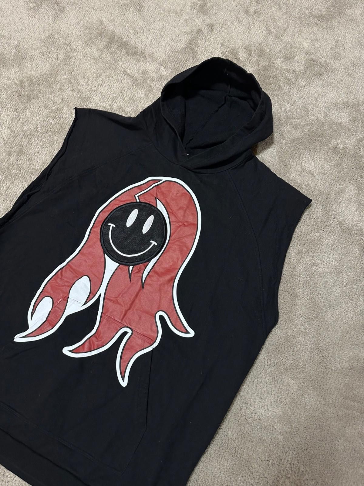 Raf Simons SWEATSHIRT RAF SIMONS OVERSIZED SLEEVLESS HOODIE Sz L Size US L / EU 52-54 / 3 - 2 Thumbnail
