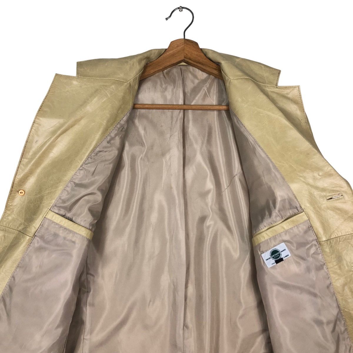 Issey Miyake 🔥Vintage Chore Leather Jacket C’S Men Japan Issey Miyake Size US L / EU 52-54 / 3 - 14 Thumbnail