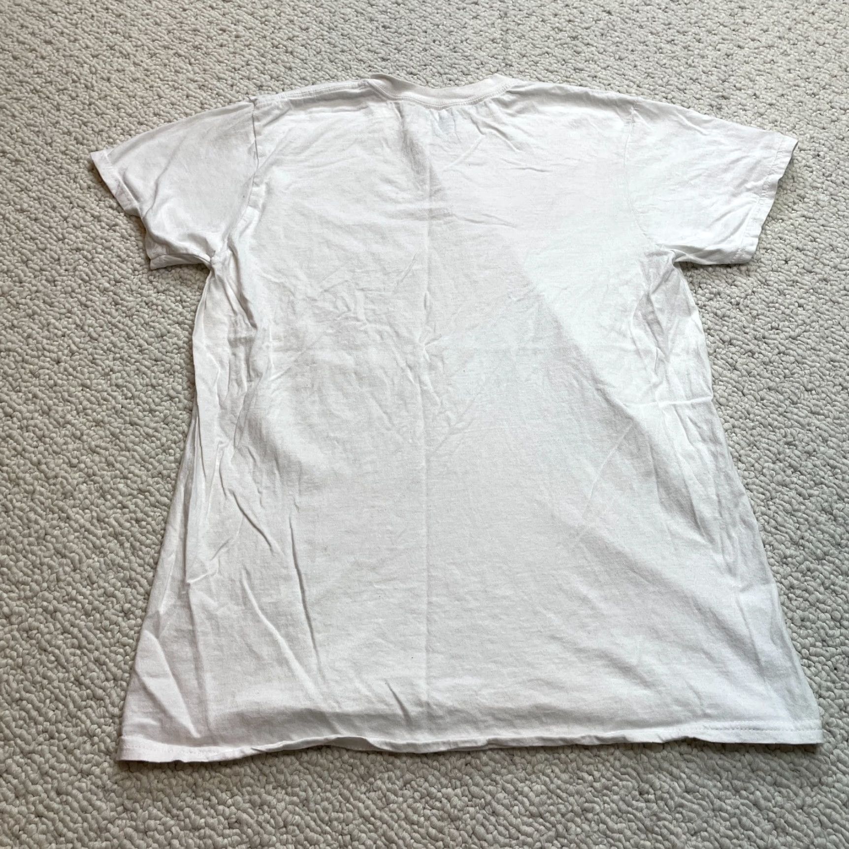 Gildan Gildan Shirt Womens Medium White Crew Short Sleeve Cotton Solid Basic Top 38-40 Regular Womens T-Shirt Size M / US 6-8 / IT 42-44 - 8 Thumbnail