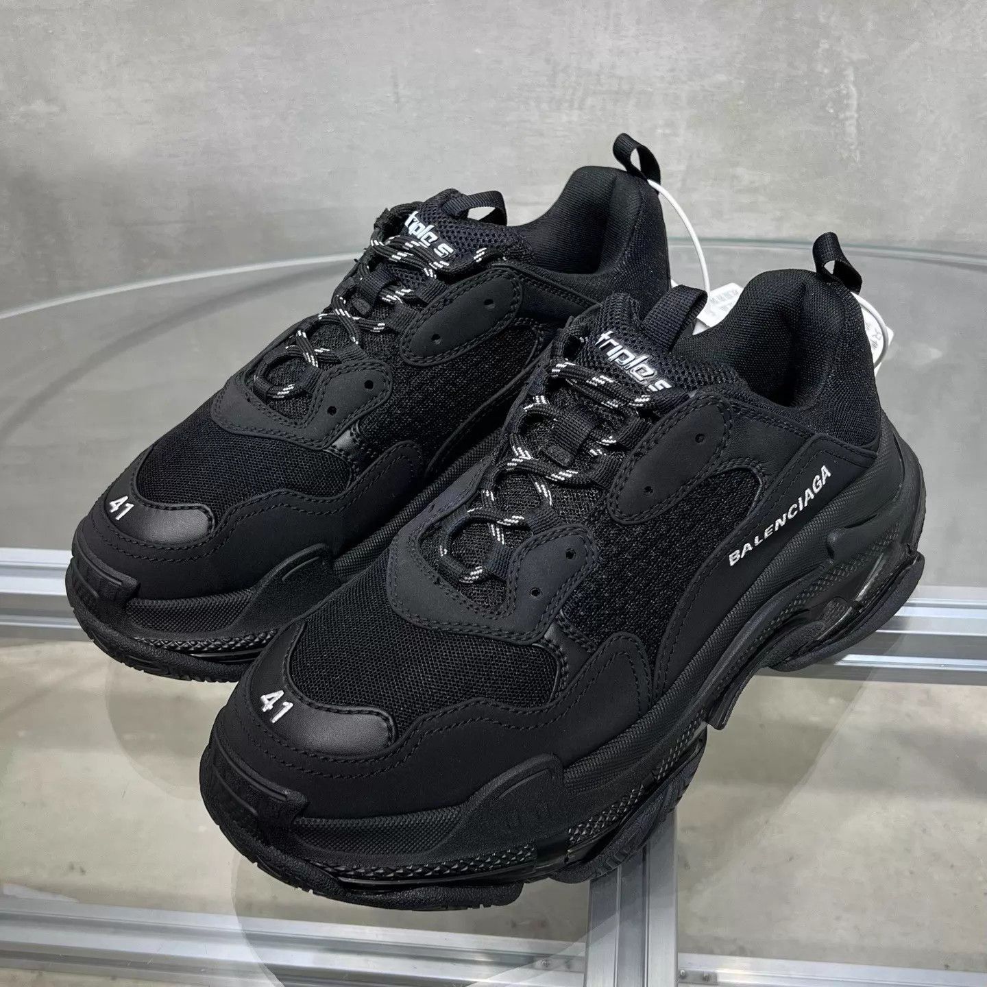 Balenciaga Balenciaga BLCG Triples Black 41 Size US 8 / EU 41 - 2 Thumbnail