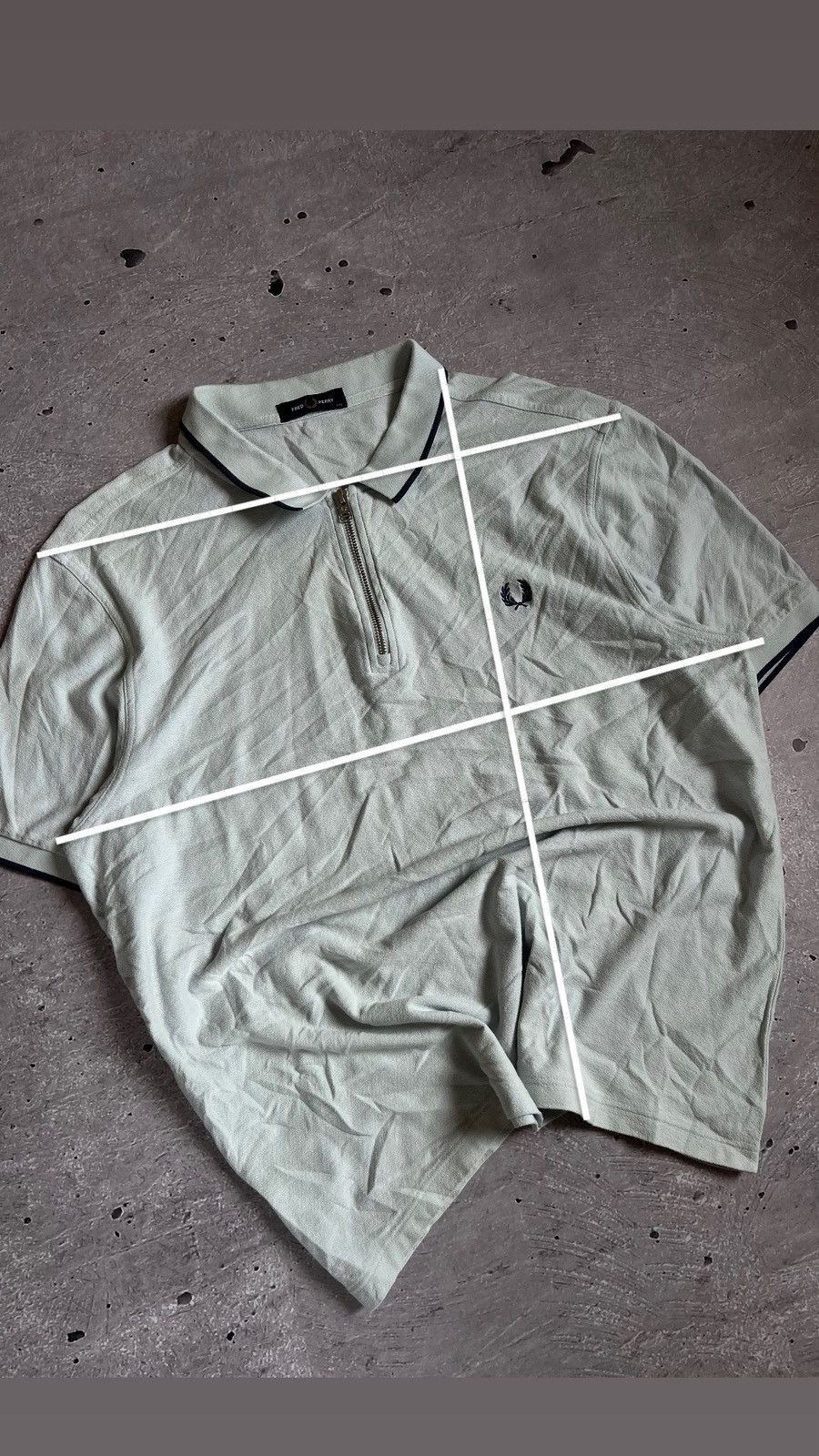 Fred Perry Fred Perry Short Sleeve Half Zip Tipped Crepe Shirt XXL Size US XXL / EU 58 / 5 - 2 Thumbnail
