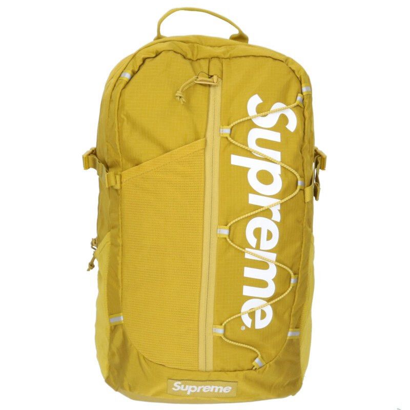 Supreme Leopard Supreme backpack Yellow | Grailed