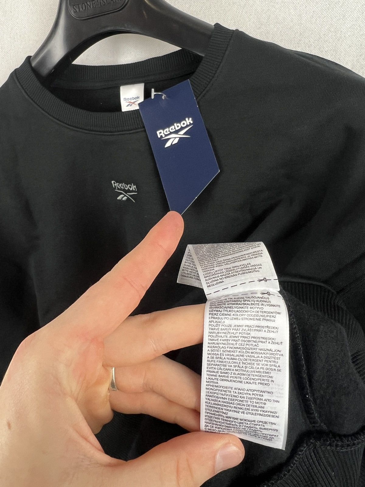 Reebok Black Reebok sweatshirt (new with tags) Size XL / US 12-14 / IT 48-50 - 8 Thumbnail