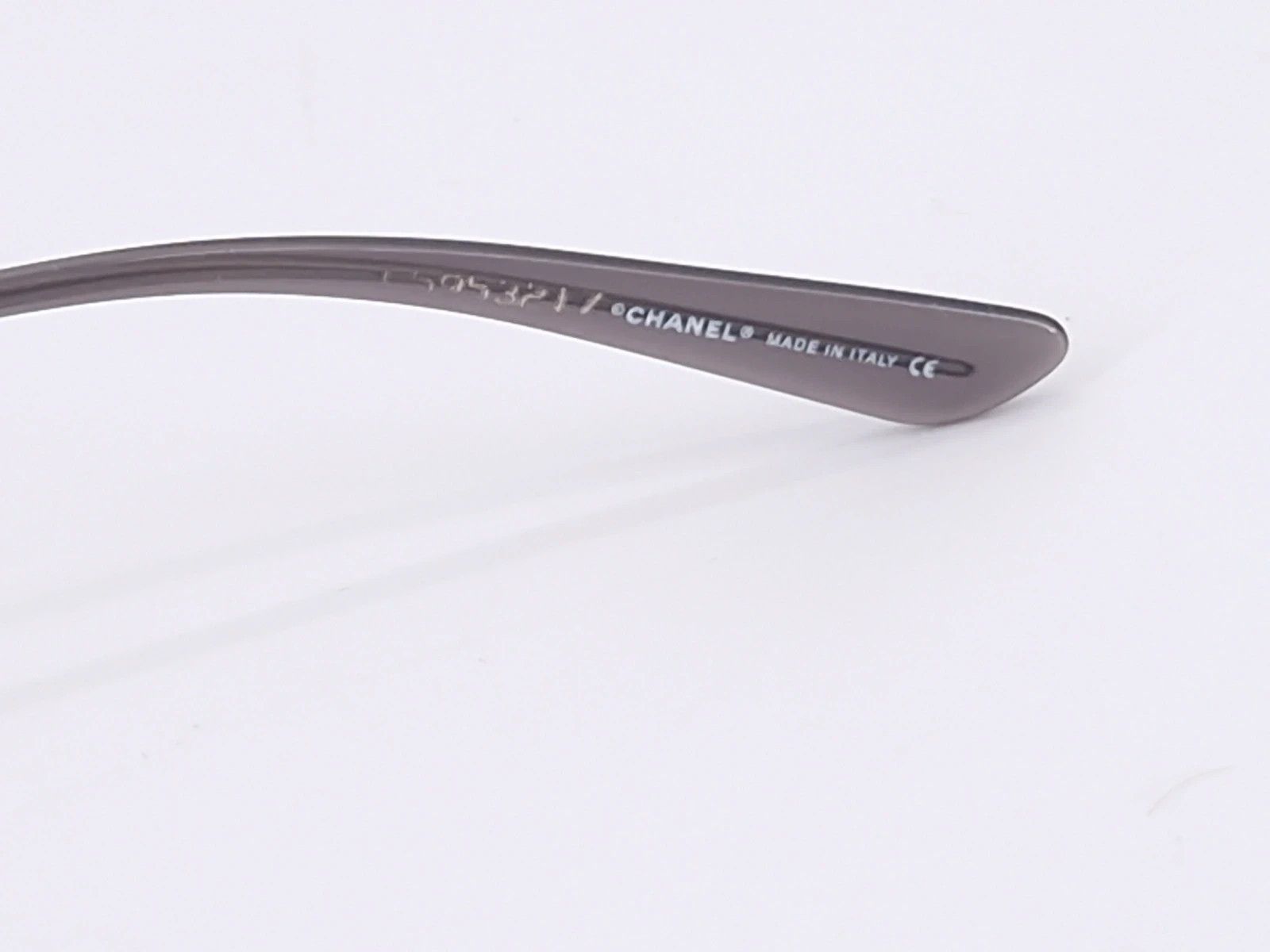 Chanel Chanel 4053-H Y2K rimless asymmetrical CC and Pearl SG Size ONE SIZE - 9 Thumbnail