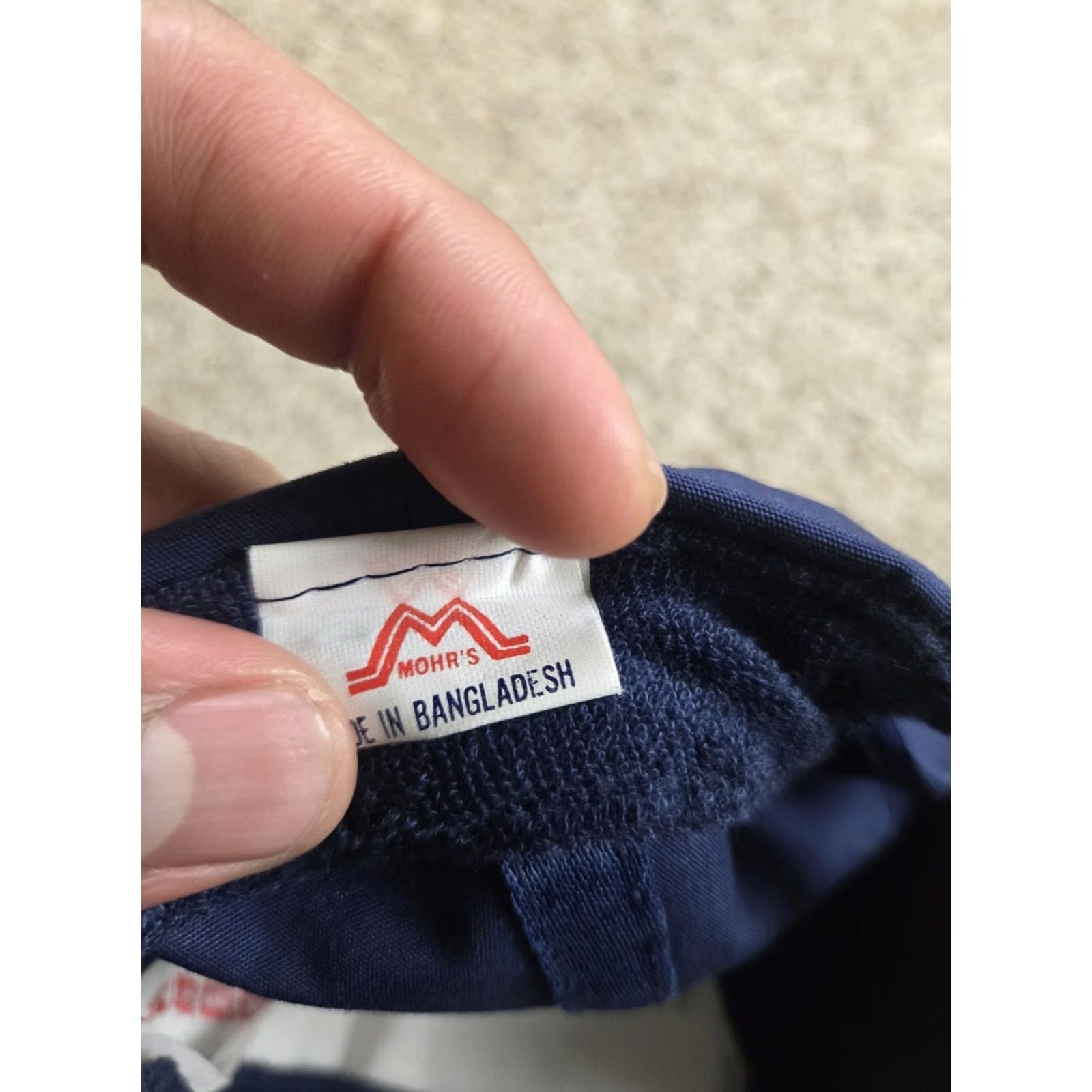 Bell VINTAGE Mohr's Pacific Bell Hat Cap One Size Strap Back Blue 90s Baseball Cap Men Adjustable Twill Cotton 90s Theme Womens Mens Boys Girls Size ONE SIZE - 5 Thumbnail