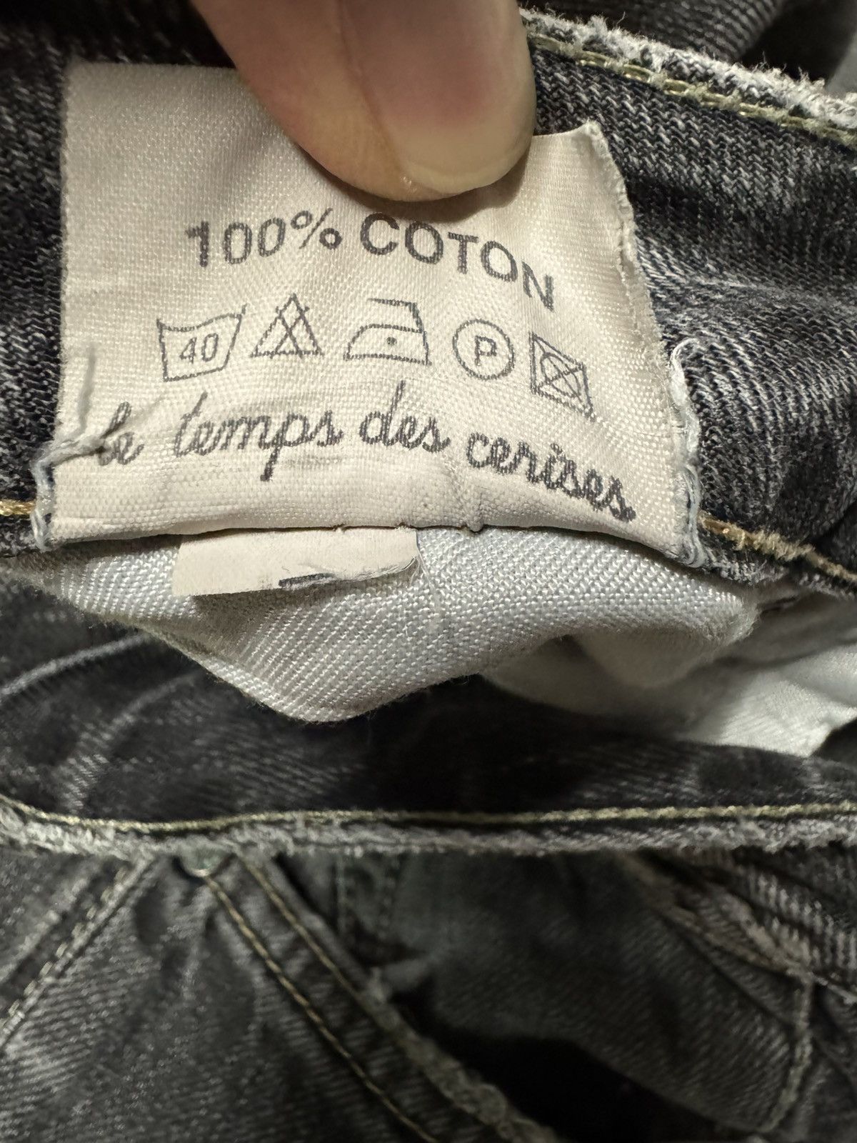 If Six Was Nine VINTAGE 1990s JAPAN RAGS FLARED GRUNGE CRAZY DISTRESS FADES Size US 32 / EU 48 - 9 Thumbnail