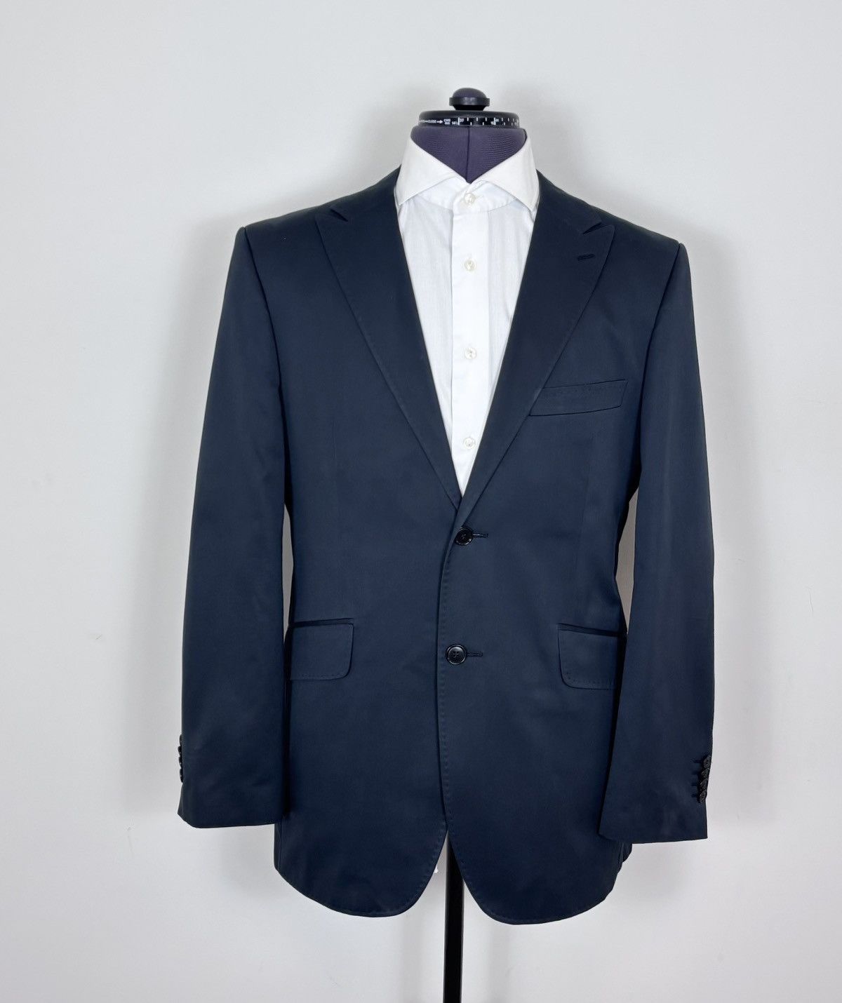 Patrick Hellmann Collection Patrick Hellmann Men’s 2-Piece Dark Teal Green Suit Size 40R - 2 Thumbnail