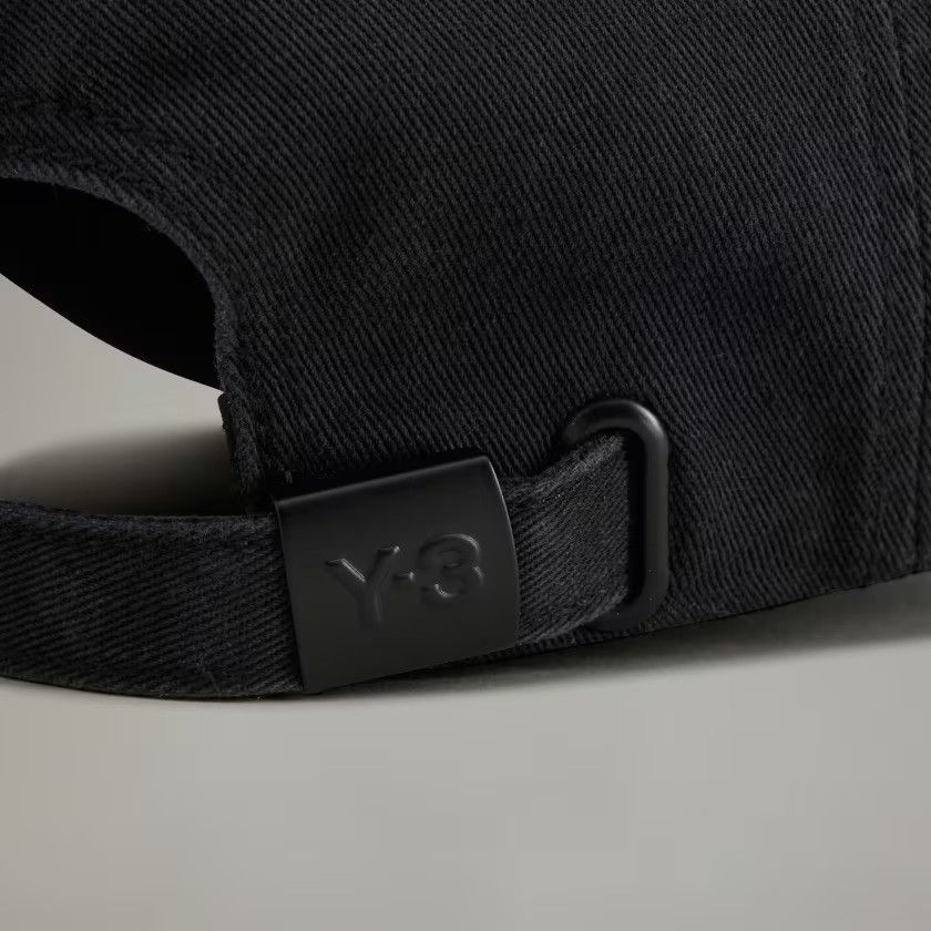 Y-3 × Yohji Yamamoto Y-3 Dad Cap, Black OSFM Size ONE SIZE - 3 Thumbnail