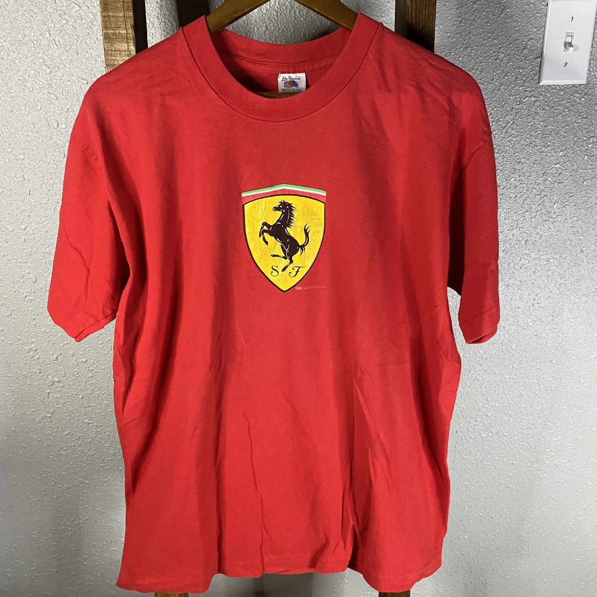 Ferrari × Vintage Vintage Ferrari Logo Shirt Size US L / EU 52-54 / 3 - 1 Thumbnail