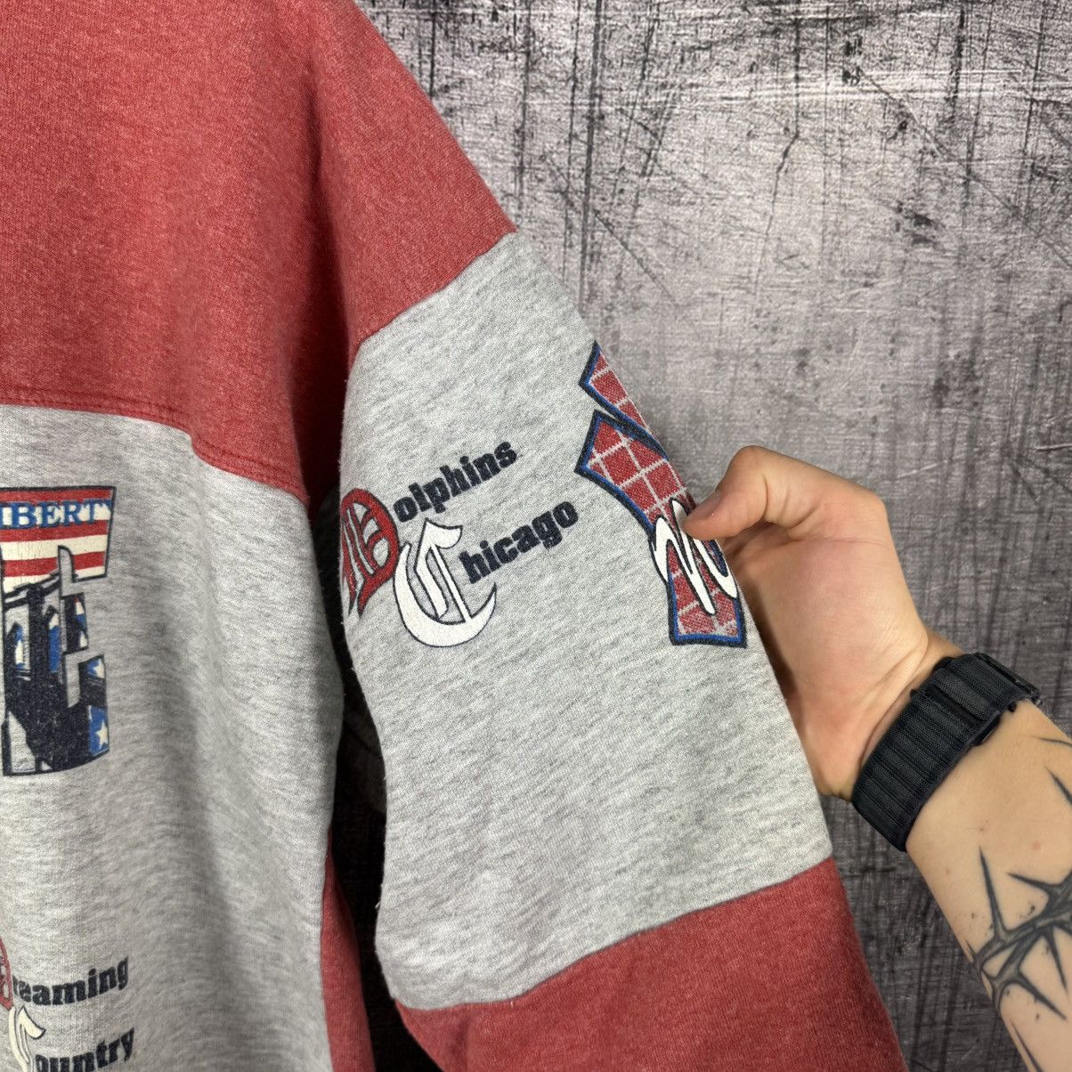 New York Yankees Vintage 90s New York Yankees baseball sweatshirt retro NY Size US XL / EU 56 / 4 - 5 Thumbnail