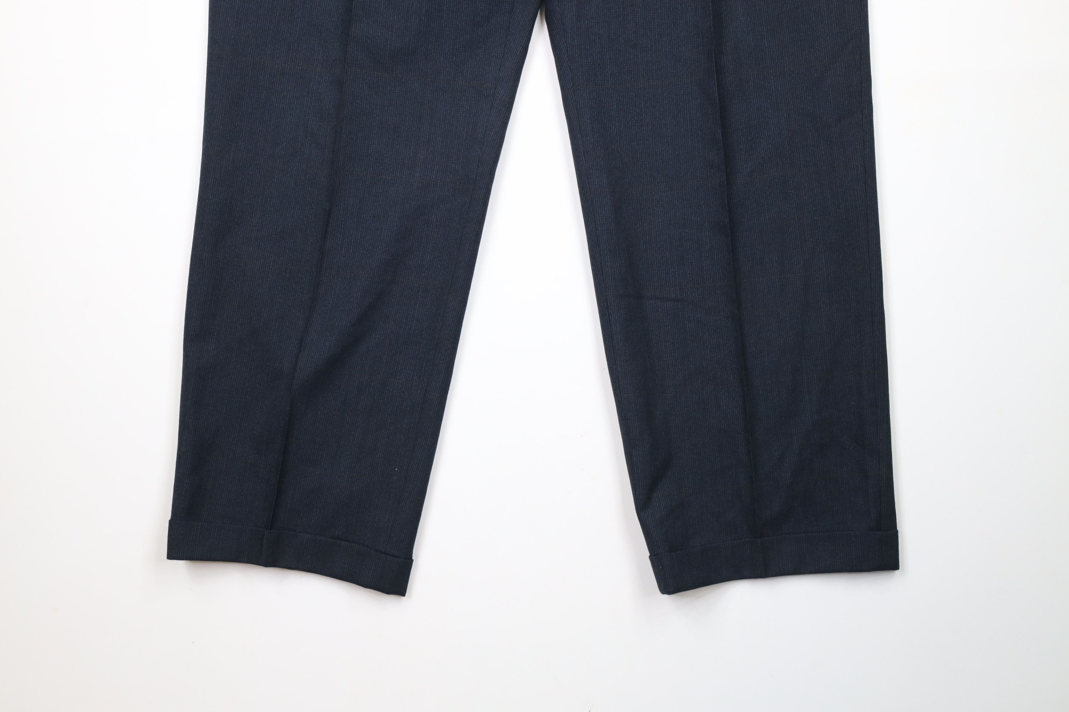 Vintage Vintage 90s Streetwear Pleated Cuffed Wide Leg Chino Pants Size US 36 / EU 52 - 4 Thumbnail