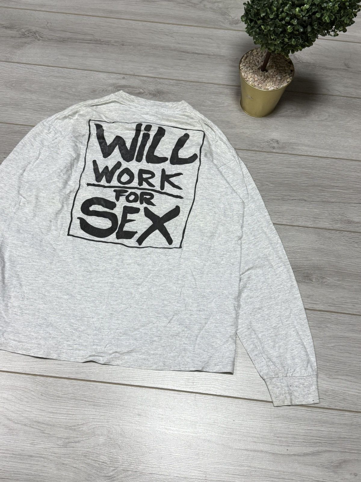 No Fear Will Work For Sex fun USA long sleeve No Fear humor porn Size US L / EU 52-54 / 3 - 6 Thumbnail