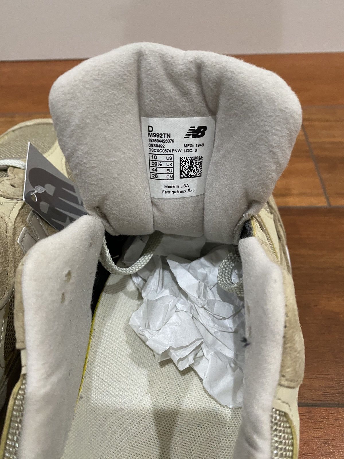 New Balance New Balance 992 - Made in USA - Tan - M992TN - US10 Size US 10 / EU 43 - 8 Thumbnail
