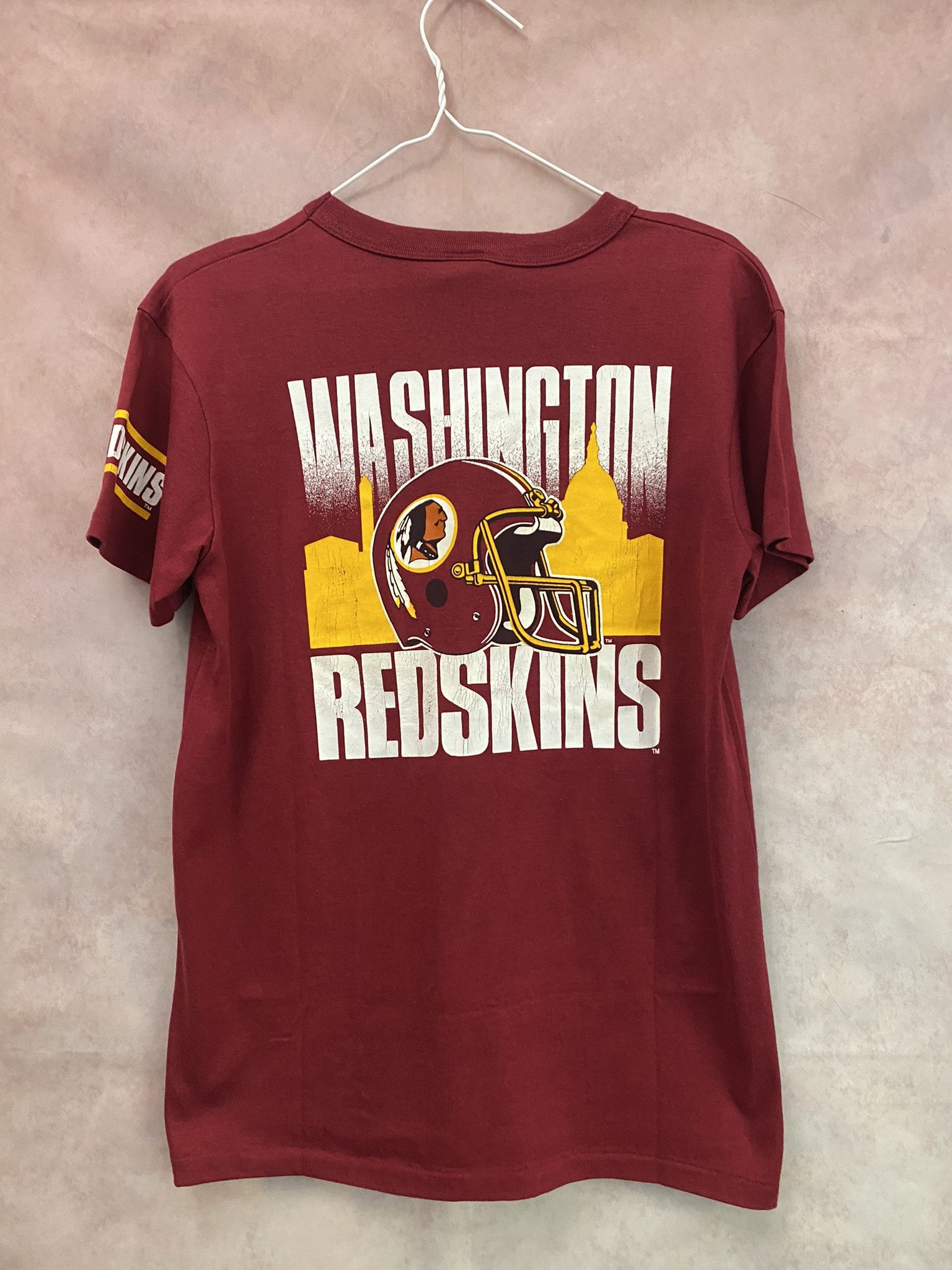 NFL × Vintage Washington NFL Redskins Advantage 1980-1990 Retro T-Shirt Size US L / EU 52-54 / 3 - 2 Thumbnail