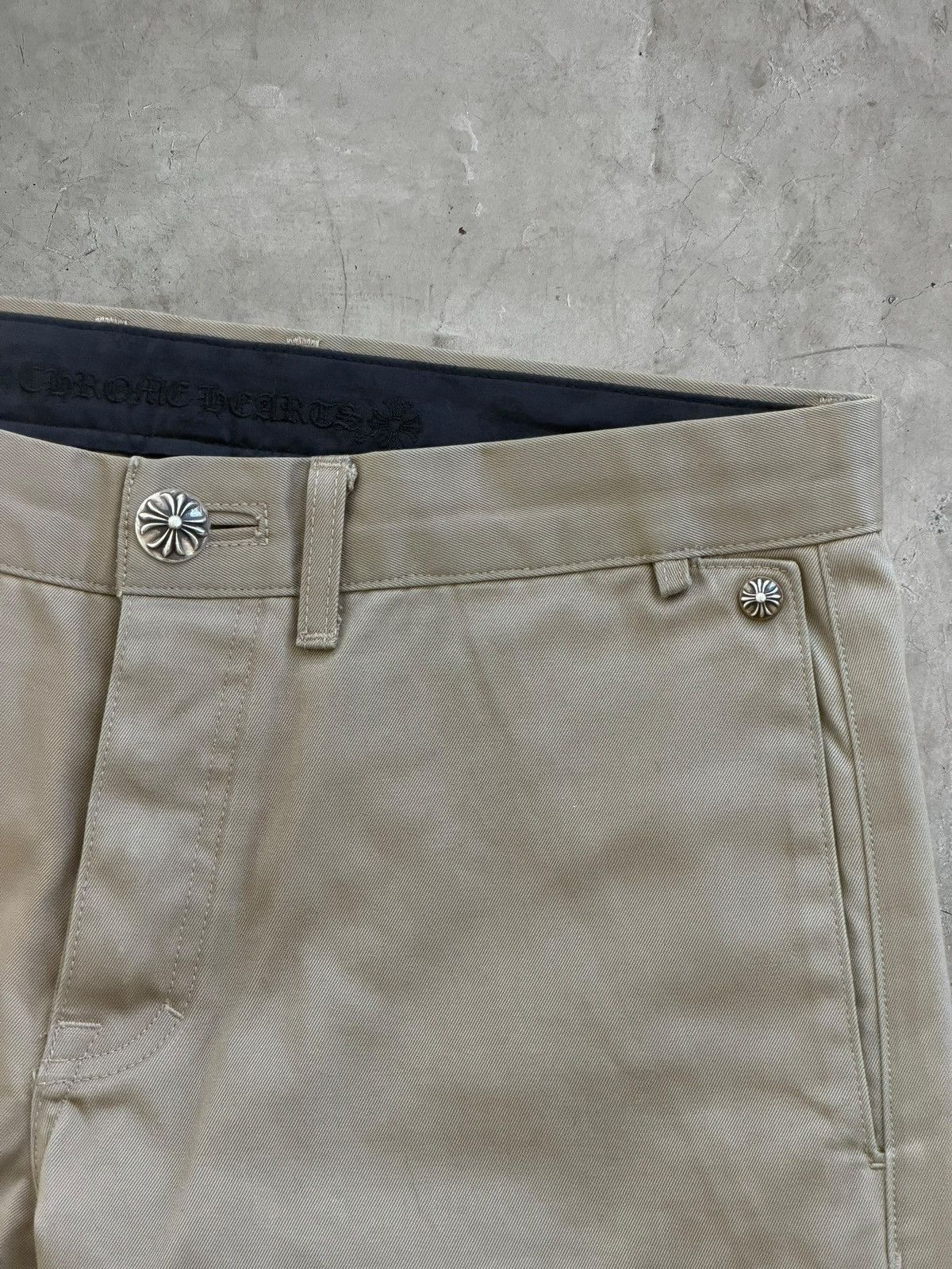 Chrome Hearts Chrome Hearts Khaki Chino Pants Size US 34 / EU 50 - 6 Thumbnail