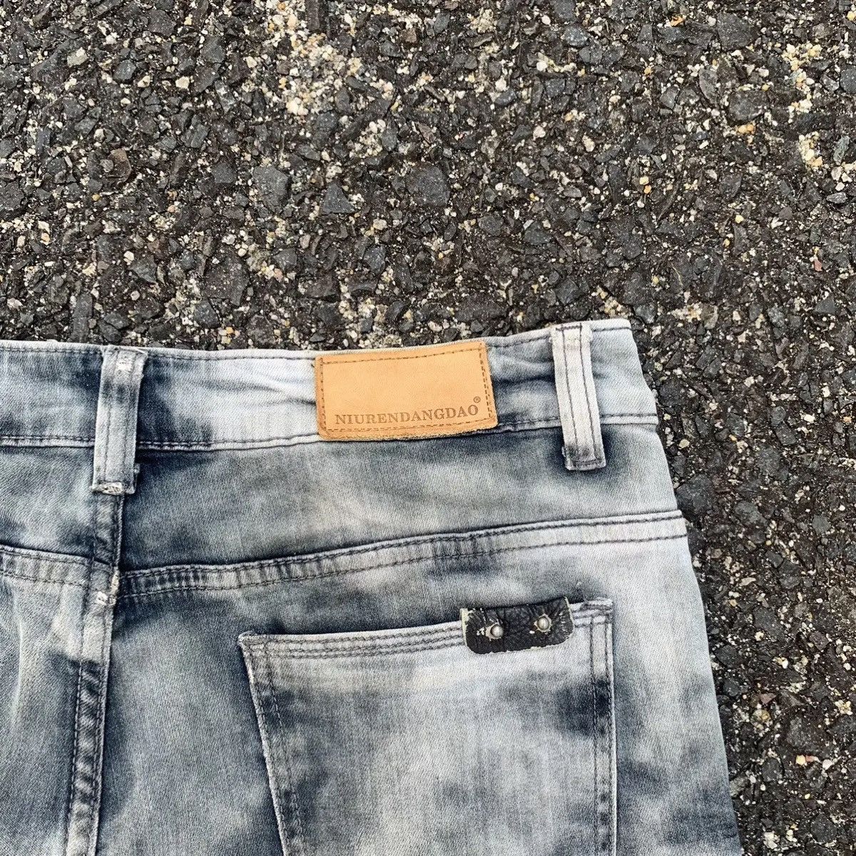 Japanese Brand Niurendangdao Jeans 32x33 Denim Rugged Pants Nice Design Size US 32 / EU 48 - 11 Thumbnail