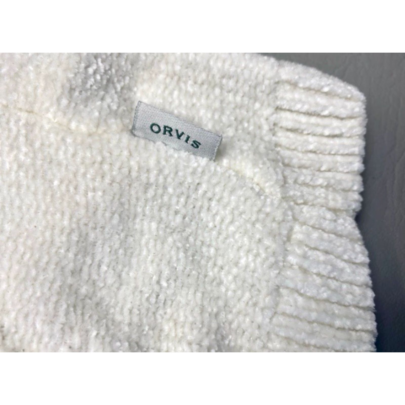 Orvis Orvis Chenille Sweater Crewneck Women's Large White 1723712 8416 Knit Pullover Casual Knitwear Size L / US 10 / IT 46 - 5 Thumbnail