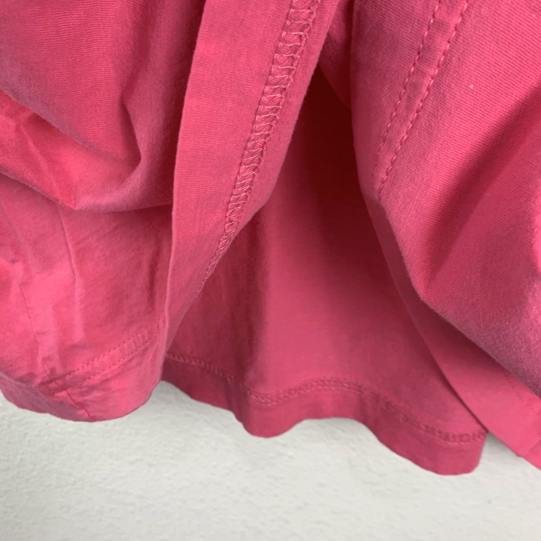 Gloria Vanderbilt VINTAGE Gloria Vanderbilt T-Shirt Shirt Women OSFA Pink Pocket Embroidered Dropped Shoulder Relaxed Fit Knit Cotton Short Sleeve Round Neck XL Size XL / US 12-14 / IT 48-50 - 4 Thumbnail