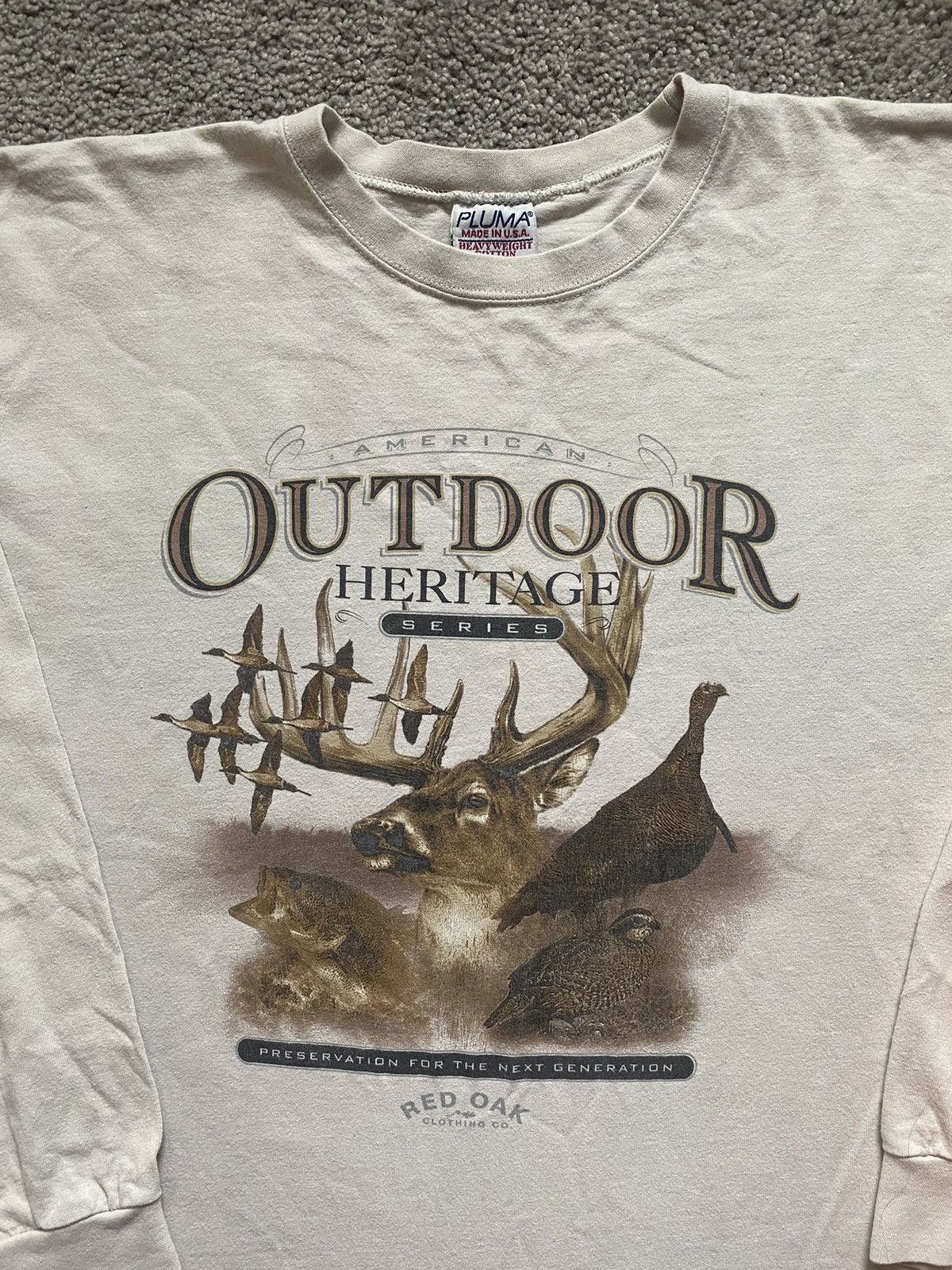 Vintage Vintage Nature Tee Shirt Size US XL / EU 56 / 4 - 2 Thumbnail