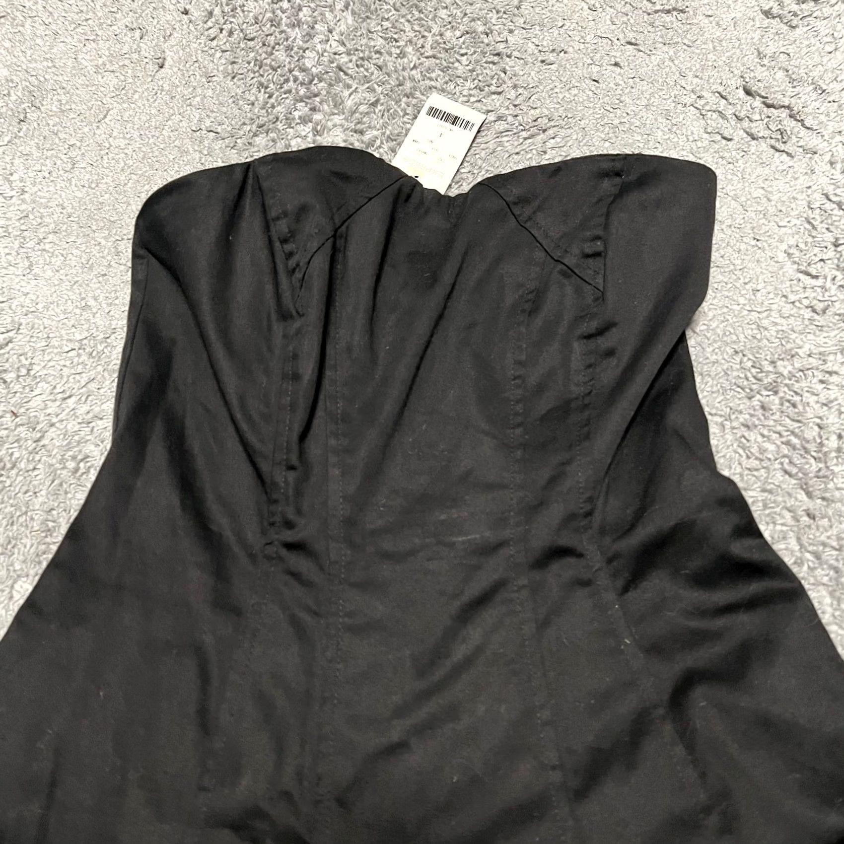 Express Express Studio Black Tube Cocktail Dress Womens 4 Strapless Dress 4 Short Black Womens Regular Mini Strapless Tube Cocktail Dress Size S / US 4 / IT 40 - 2 Thumbnail