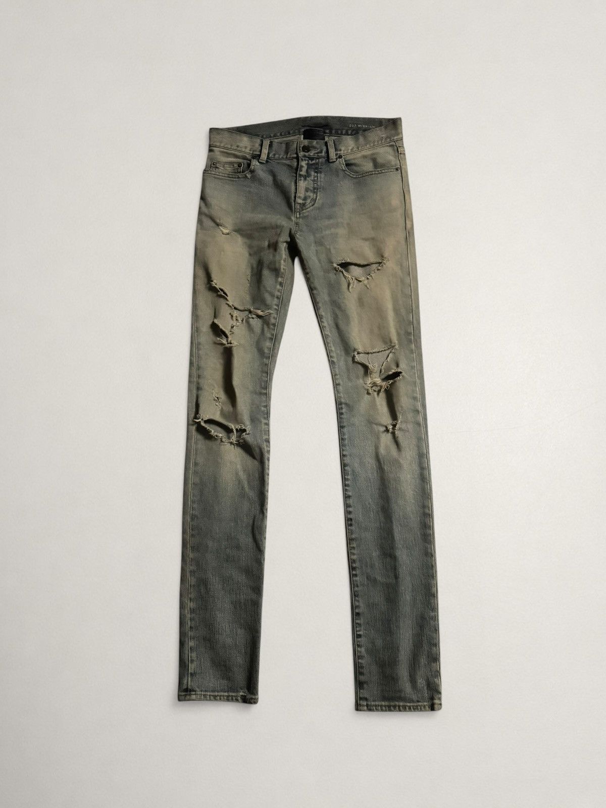Saint laurent paris ss16 crash denim