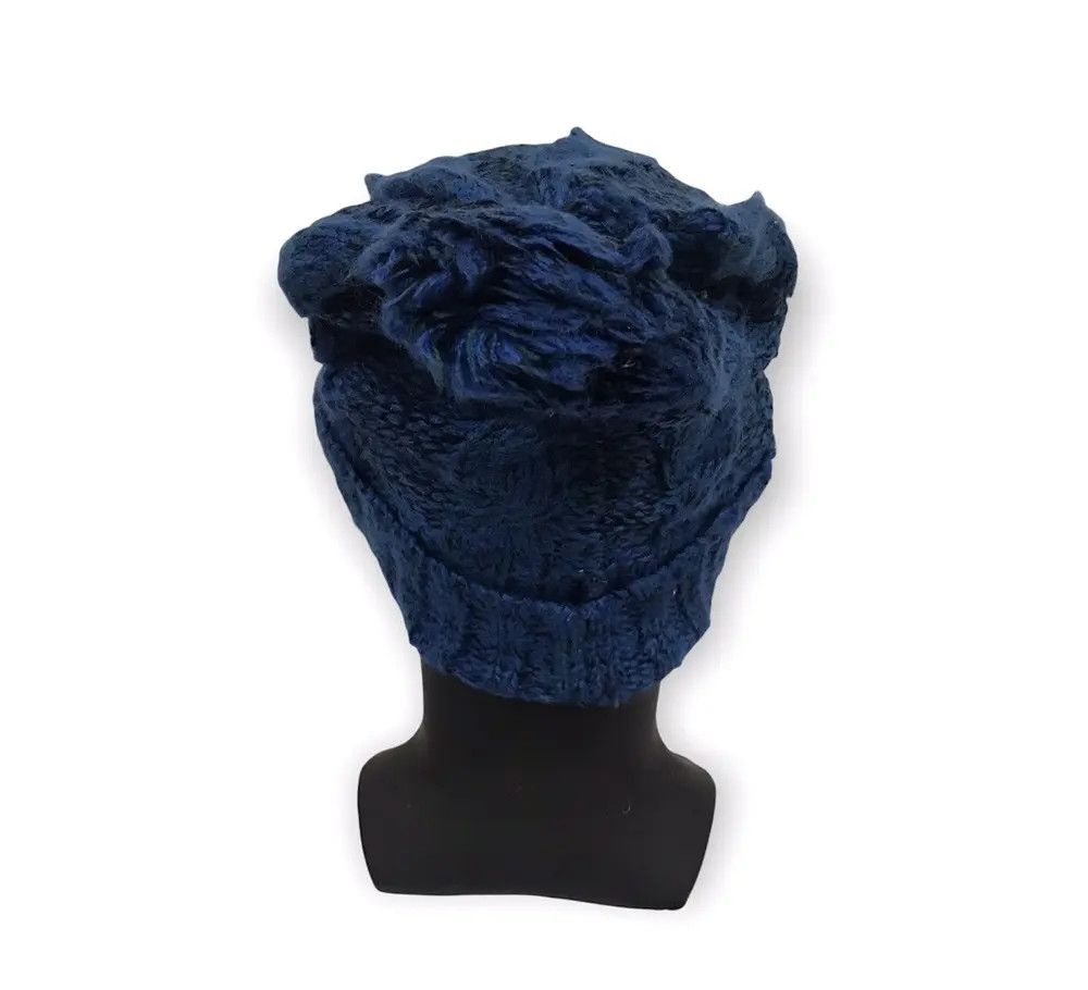 Japanese Brand × Vintage Japanese Brand Plain Knit Beanie Hat Size ONE SIZE - 3 Thumbnail
