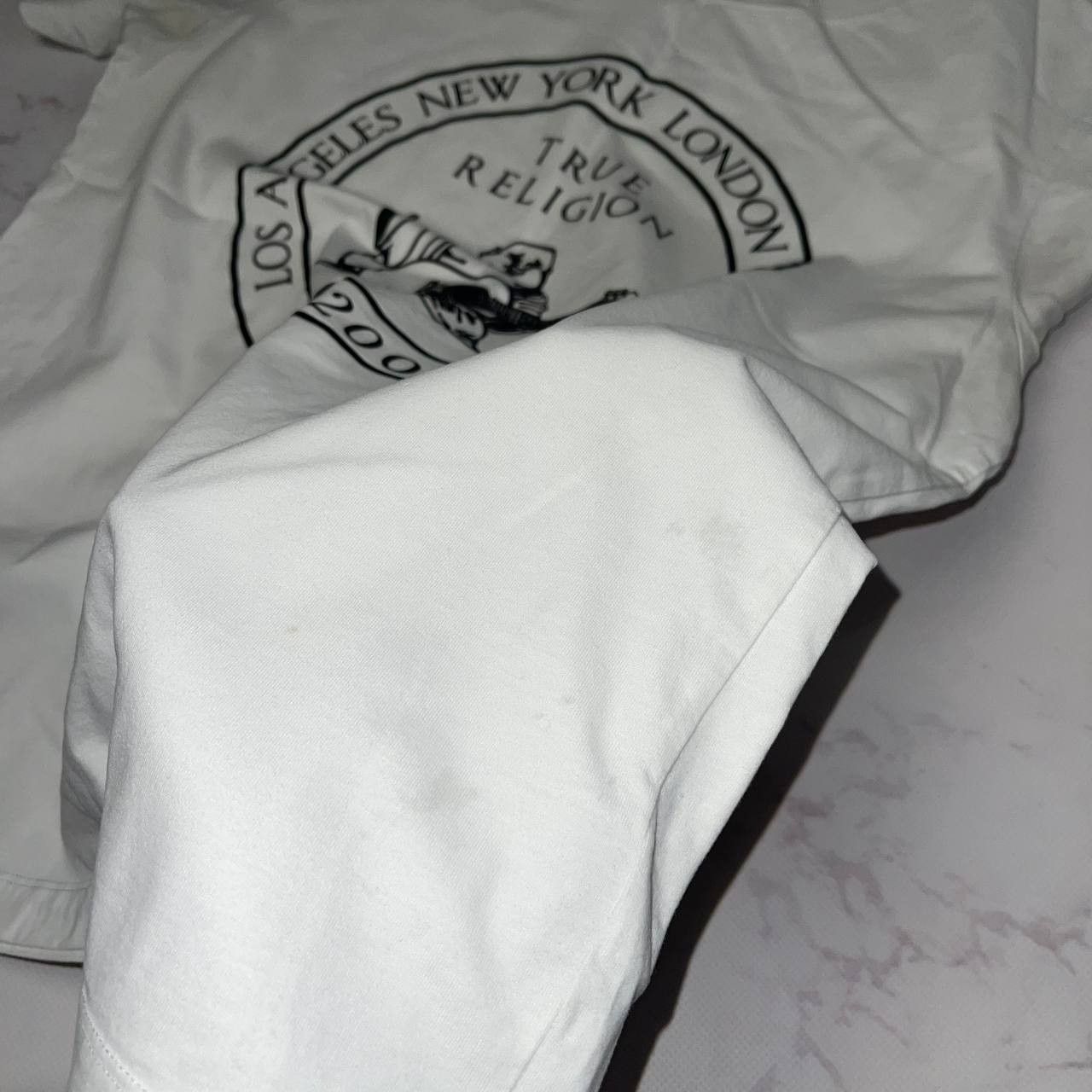 True Religion TRUE RELIGION SS STAMP BUDDHA Y2K TEES Sz L White Size US L / EU 52-54 / 3 - 19 Thumbnail