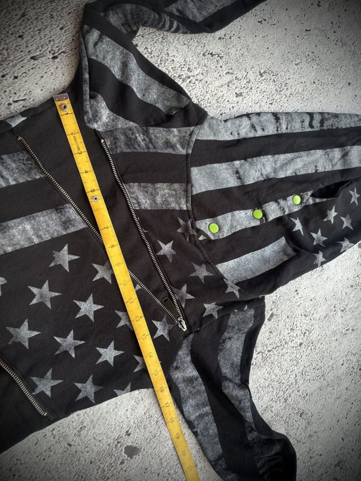 Hysteric Glamour Abey Dawa Multi star zipper ifsix lgb punk style Hoodie Size US XS / EU 42 / 0 - 14 Thumbnail