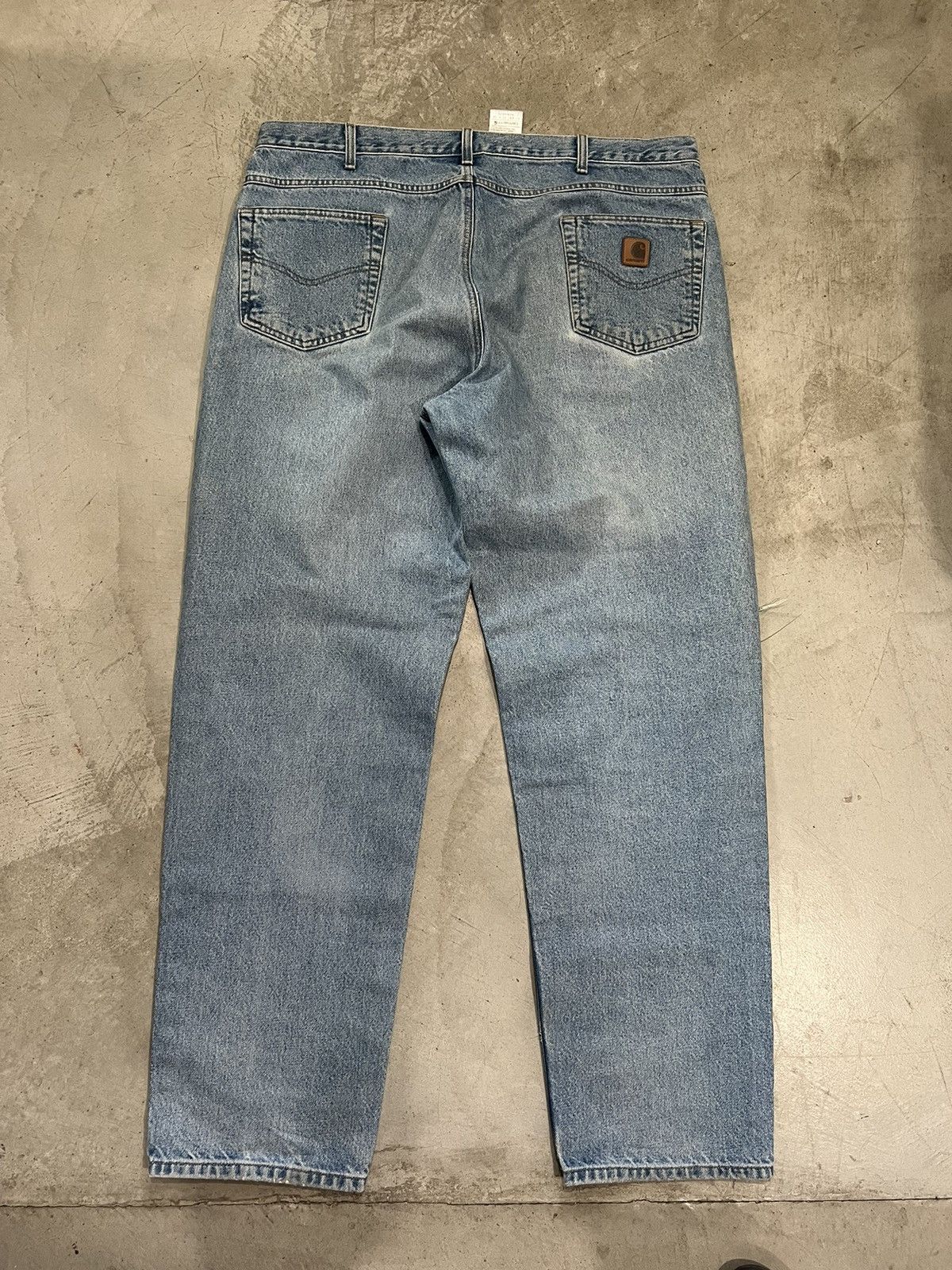 Carhartt × Vintage Carhartt washed baggy denim jeans Size US 42 / EU 58 - 2 Thumbnail