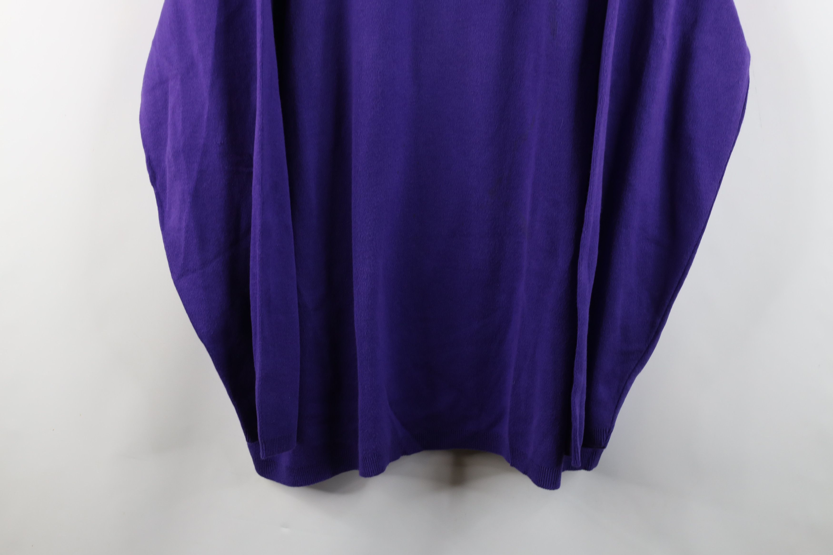 Vintage Vintage 90s Streetwear Blank Baggy Knit Crewneck Sweater USA Size XXL / US 16-18 / IT 52-54 - 3 Thumbnail