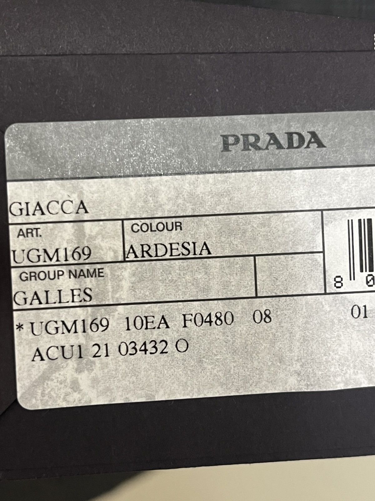 Prada Prada Suit Jacket Sz 50R EU(40R US) Size 50R - 3 Thumbnail